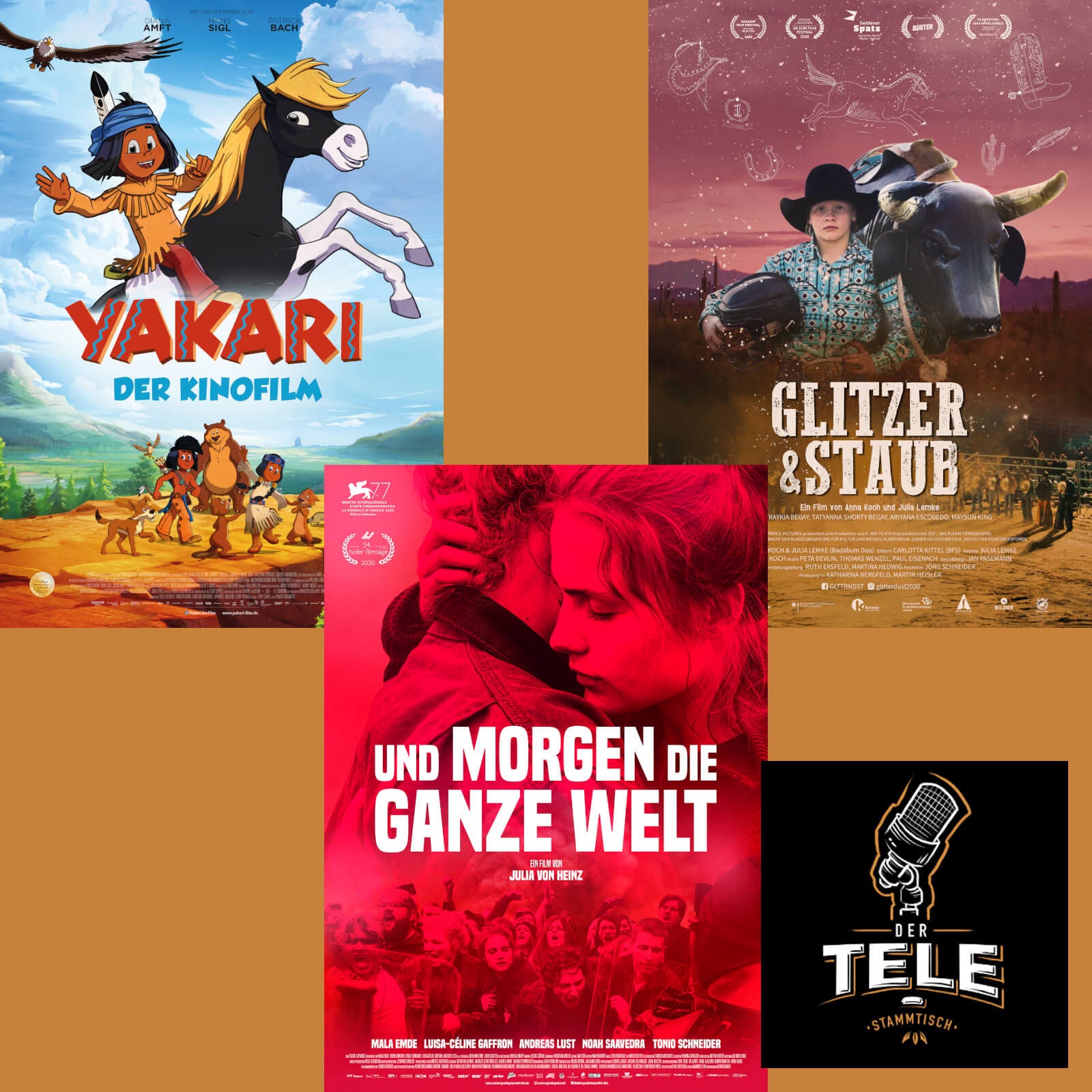"Yakari", "Und Morgen die Ganze Welt (plus Interview mit Mala Emde)" und "Glitzer und Staub"
