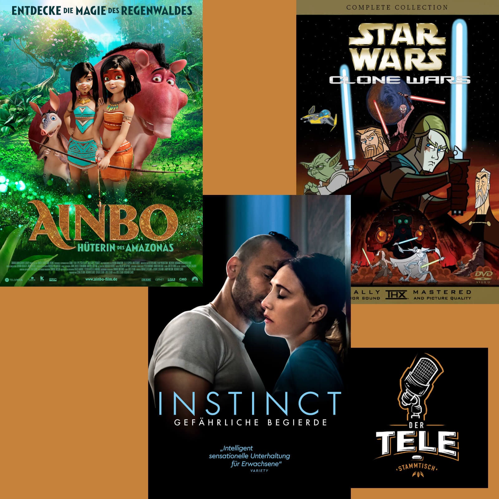 "Ainbo", "Instinct" und "Star Wars: Clone Wars"
