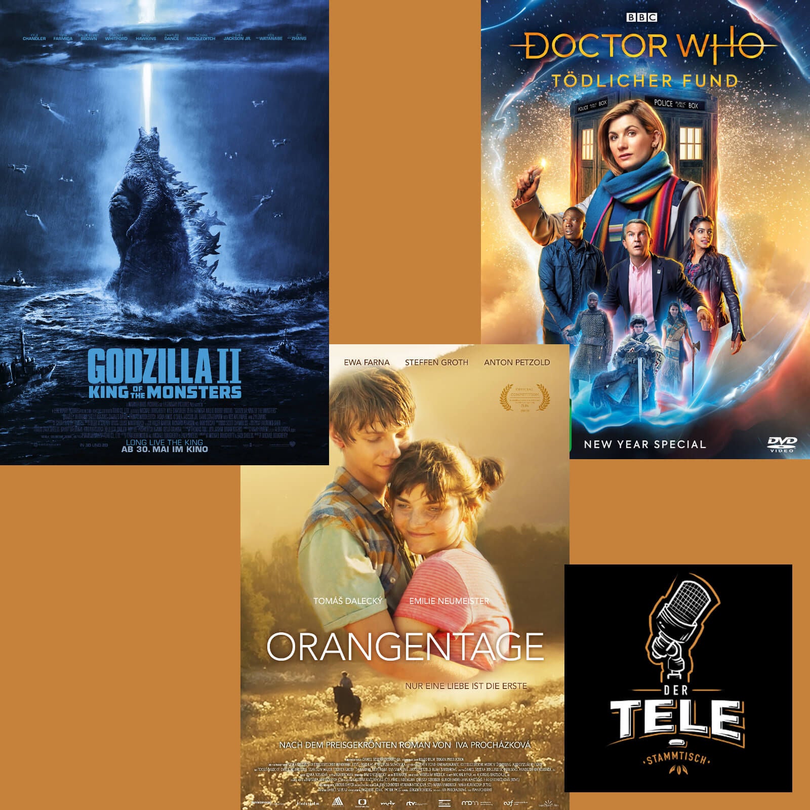Reviews - "Godzilla 2", "Orangentage" und "Dr. Who - New Year Special: Tödlicher Fund"