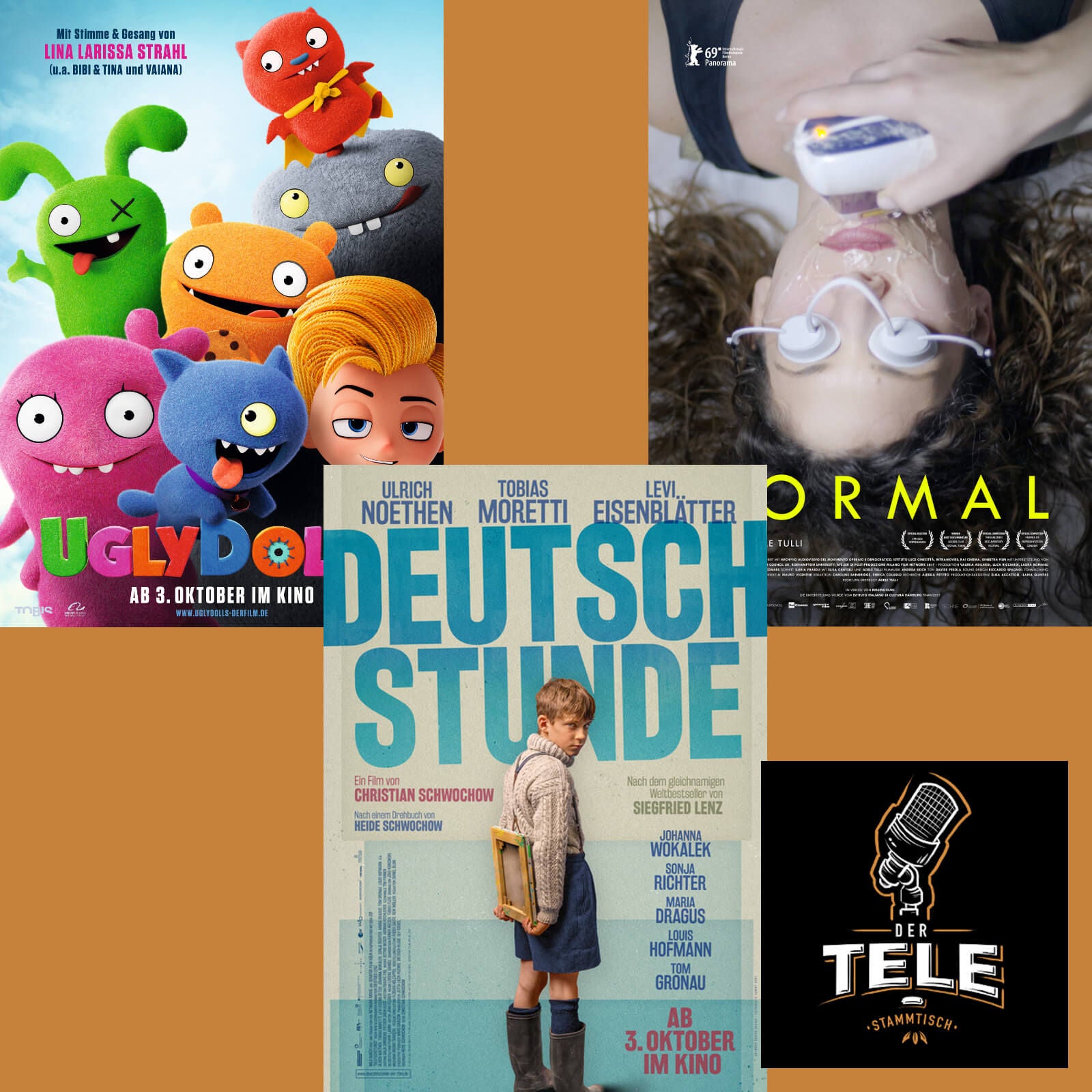 Reviews - "UglyDolls", "Deutschstunde" und "Normal"