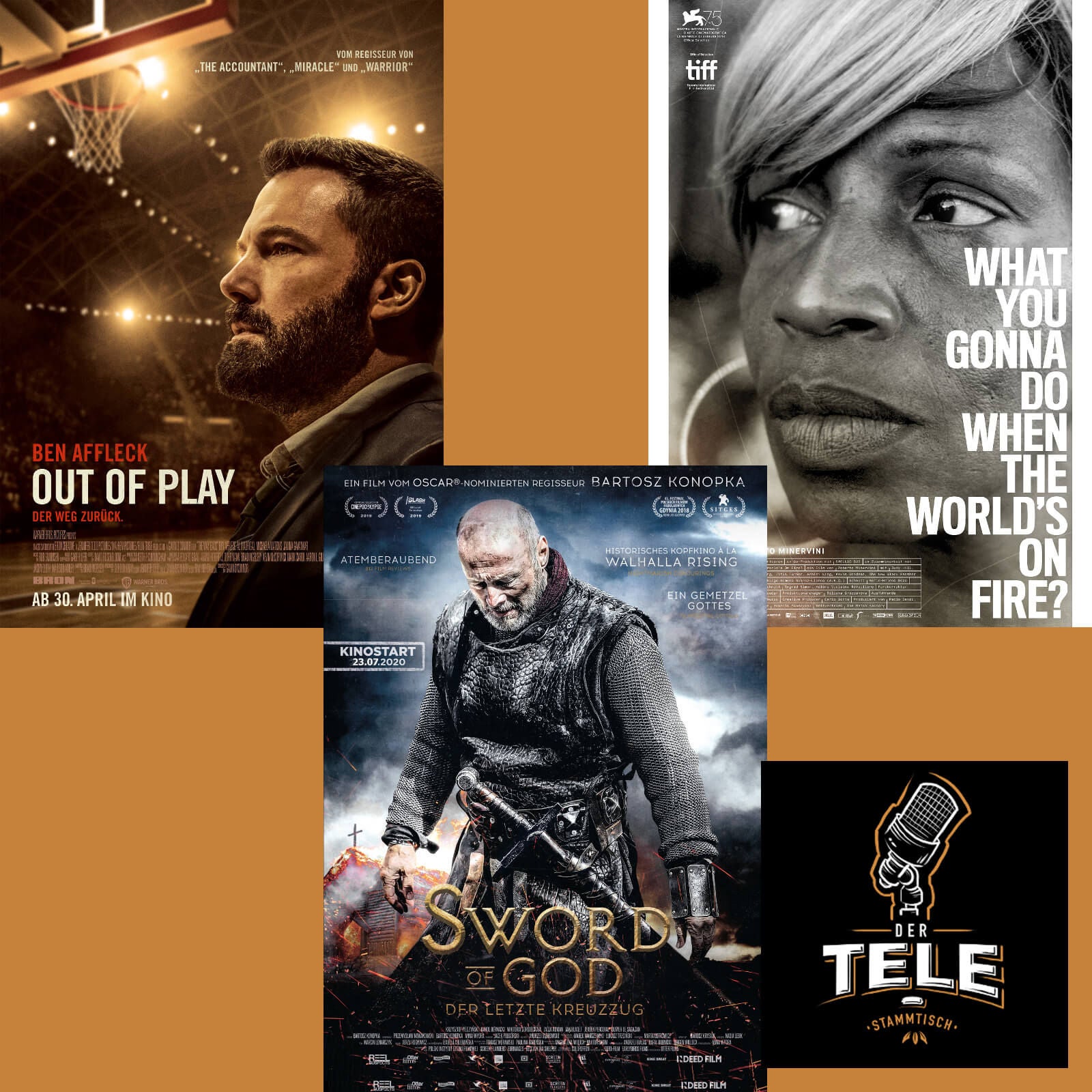 "Out of Play", "Sword of God" und "What you gonna do when the World's on Fire?"
