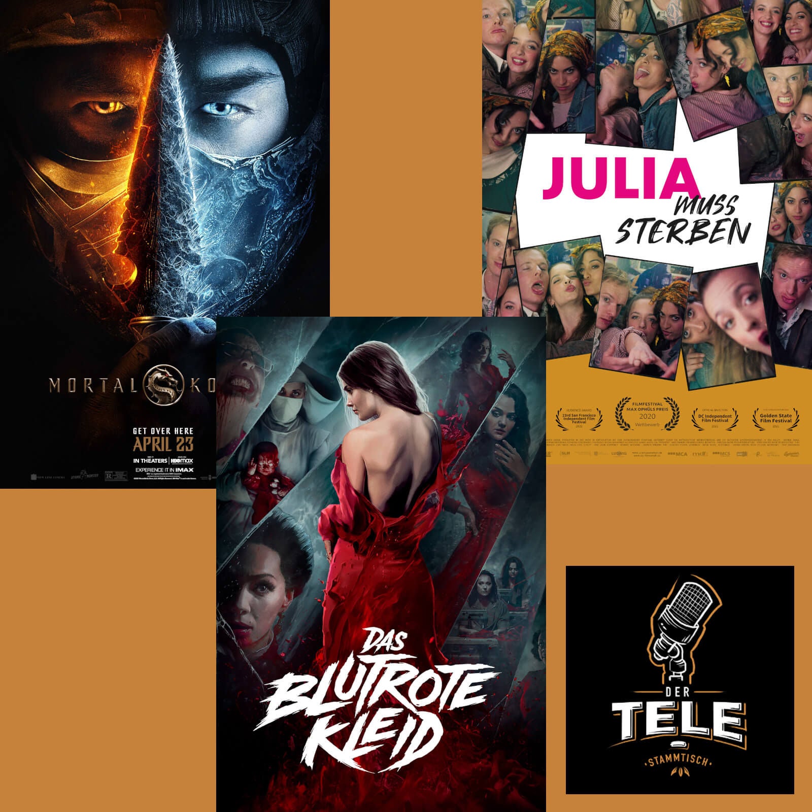 "Mortal Kombat", "Das Blutrote Kleid" und "Julia muss sterben"