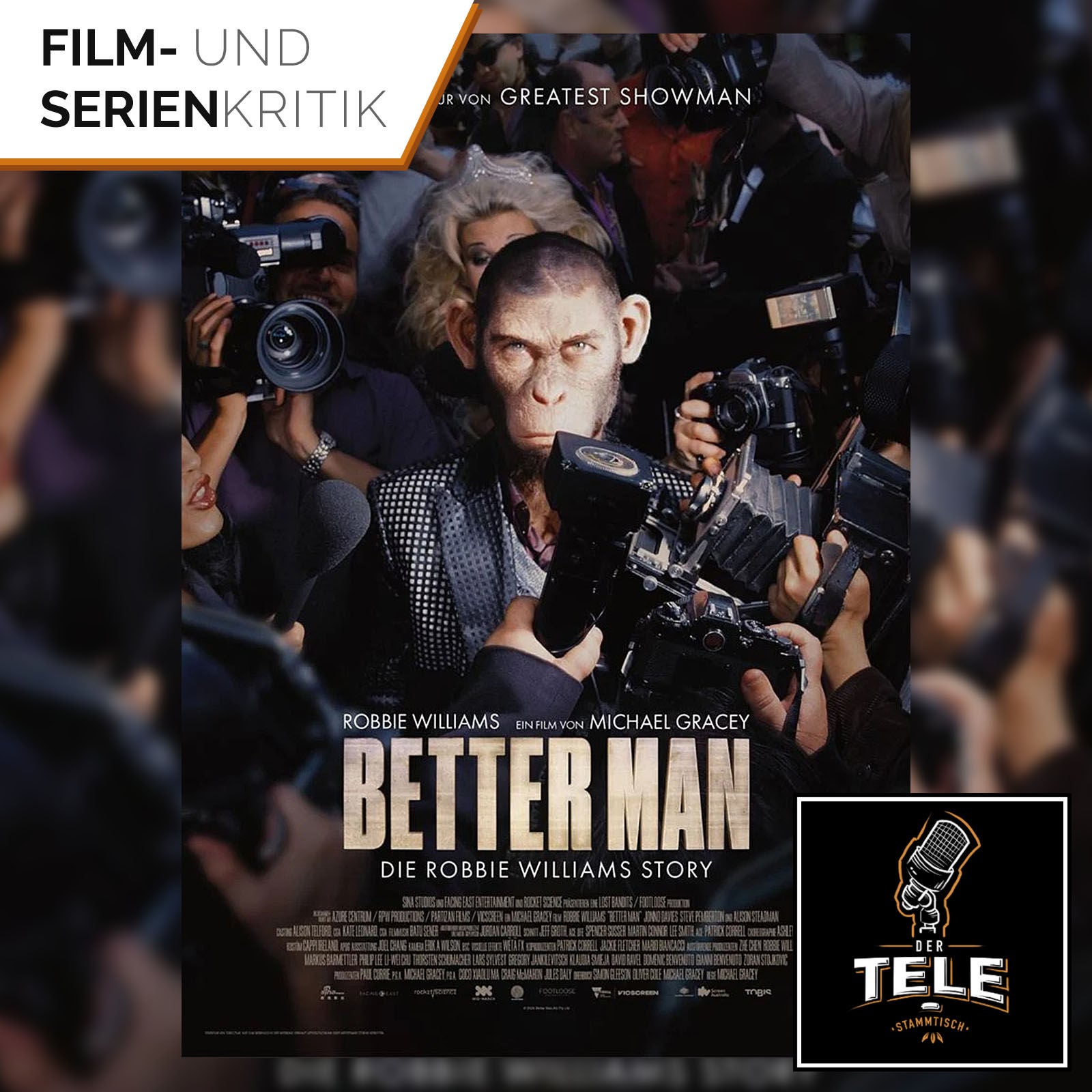 Better Man - Die Robbie Williams Story | Ein Popstar macht sich zum Affen