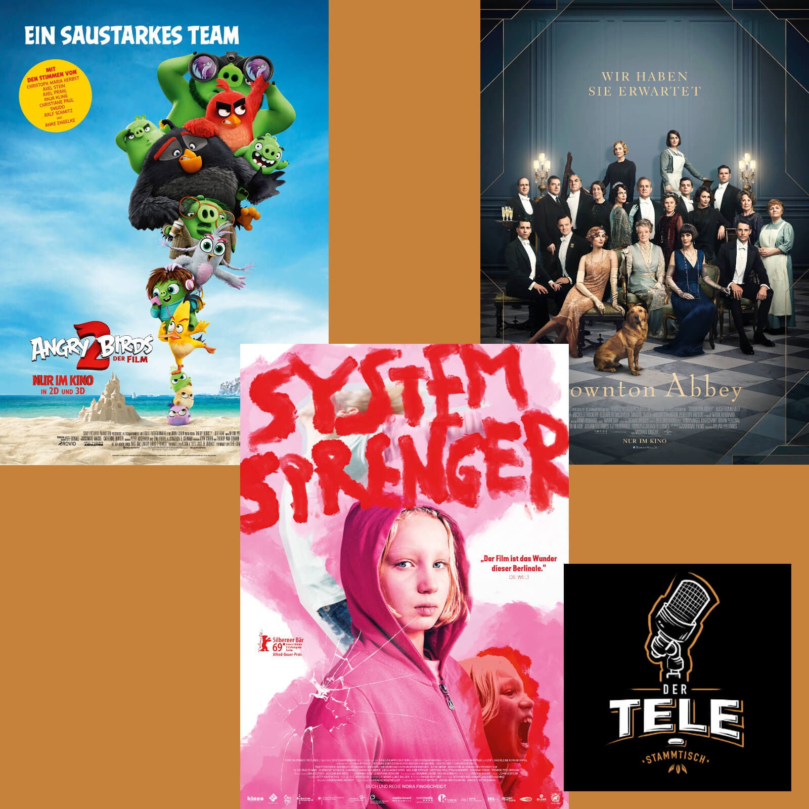 Reviews - "Angry Birds 2", "Systemsprenger" und "Downton Abbey"