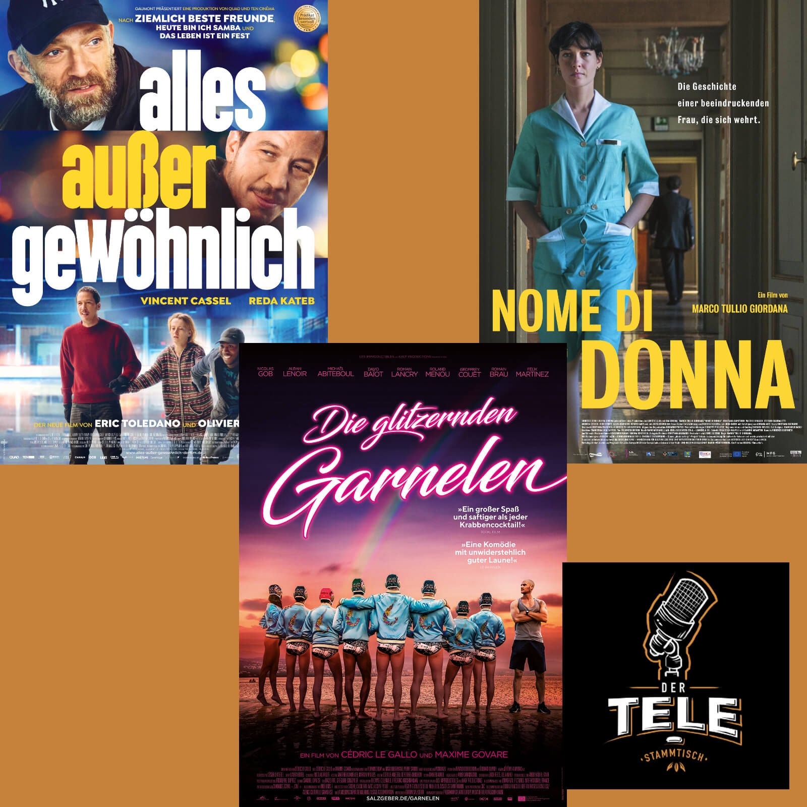 Reviews - "Alles Außer Gewöhnlich", "Die Glitzernden Garnelen" und "Nome Di Donna"