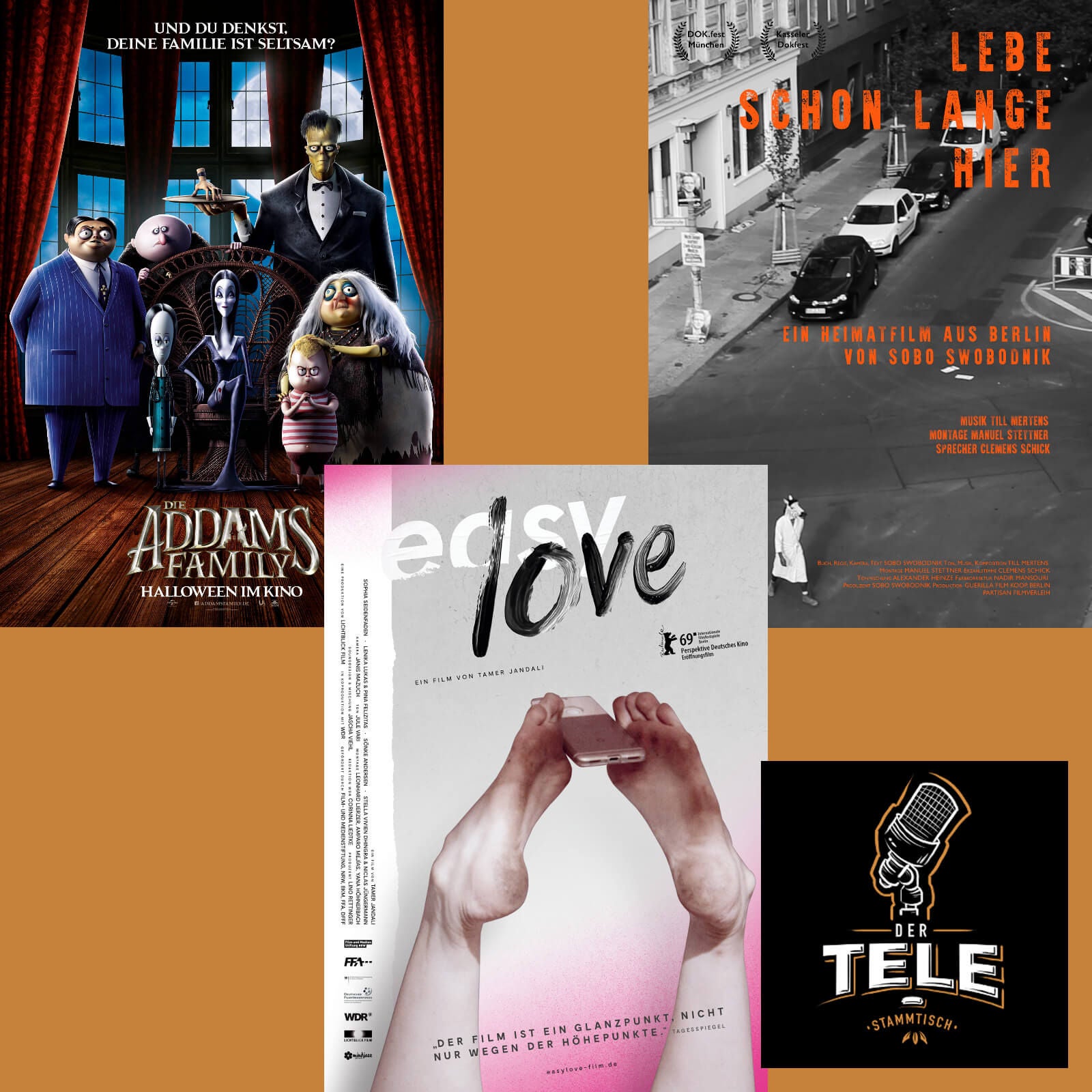 Reviews - "Die Addams Familiy", "Easy Love" und "Lebe Schon Lange Hier"