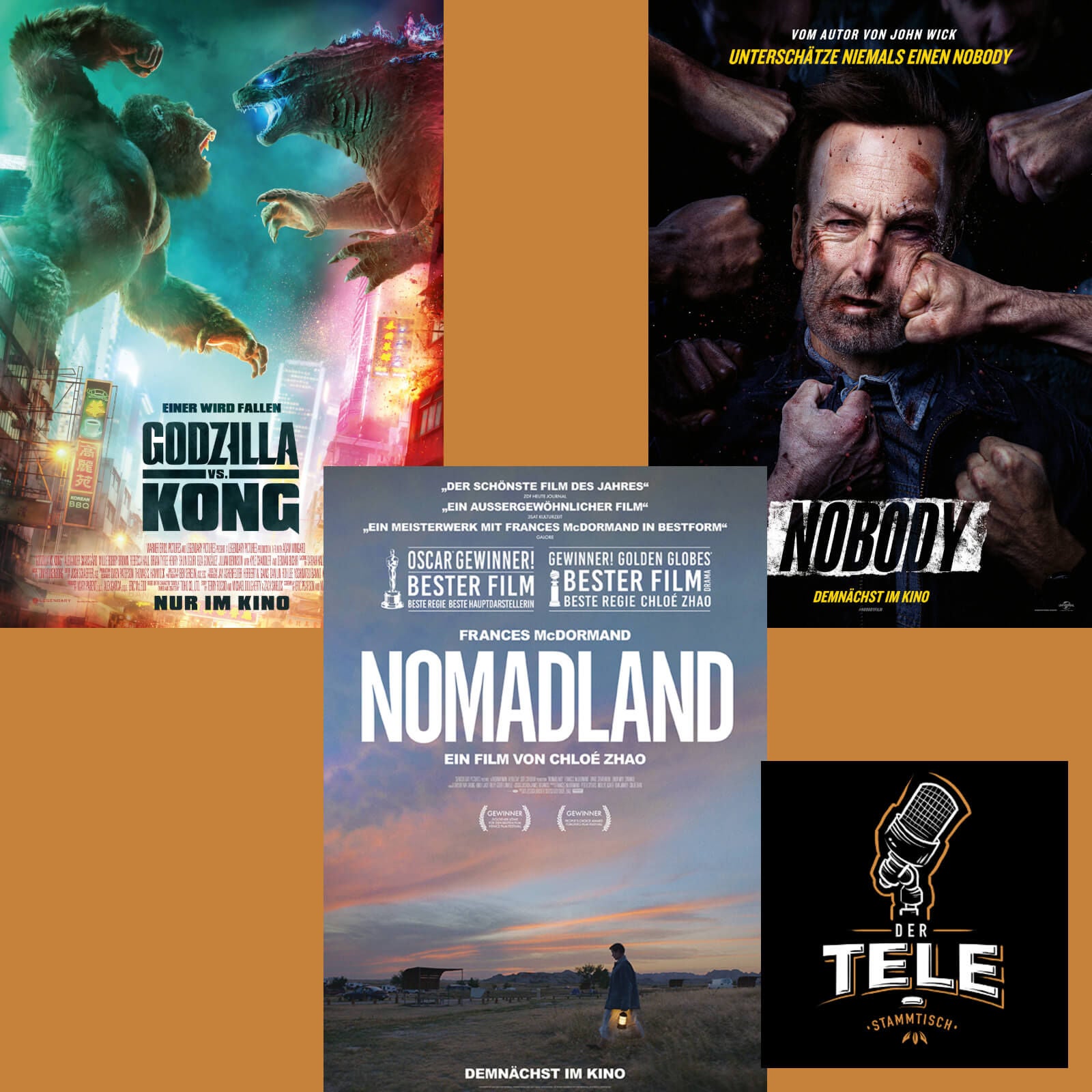 "Godzilla vs. Kong", "Nomadland" und "Nobody"