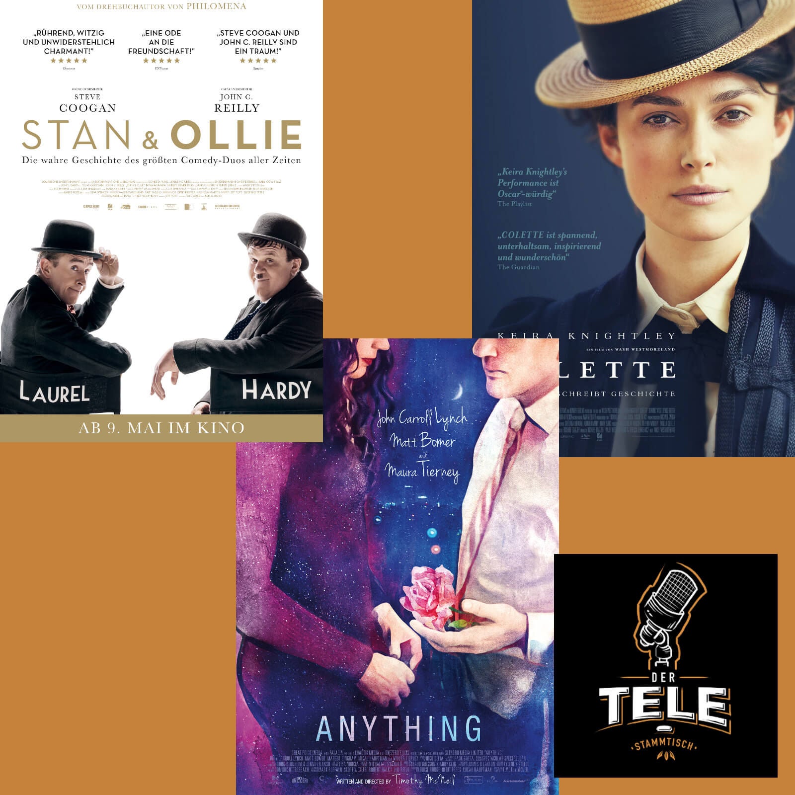 Reviews - "Stan & Ollie", "Anything" und "Colette"