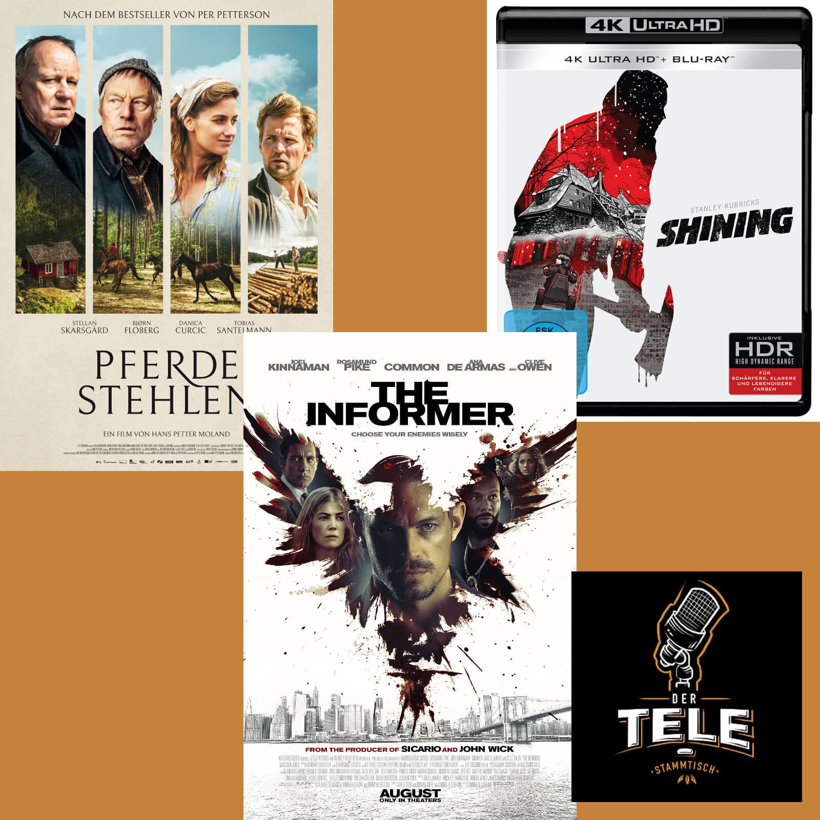 Reviews - "Pferde Stehlen", "The Informer" und "Shining"