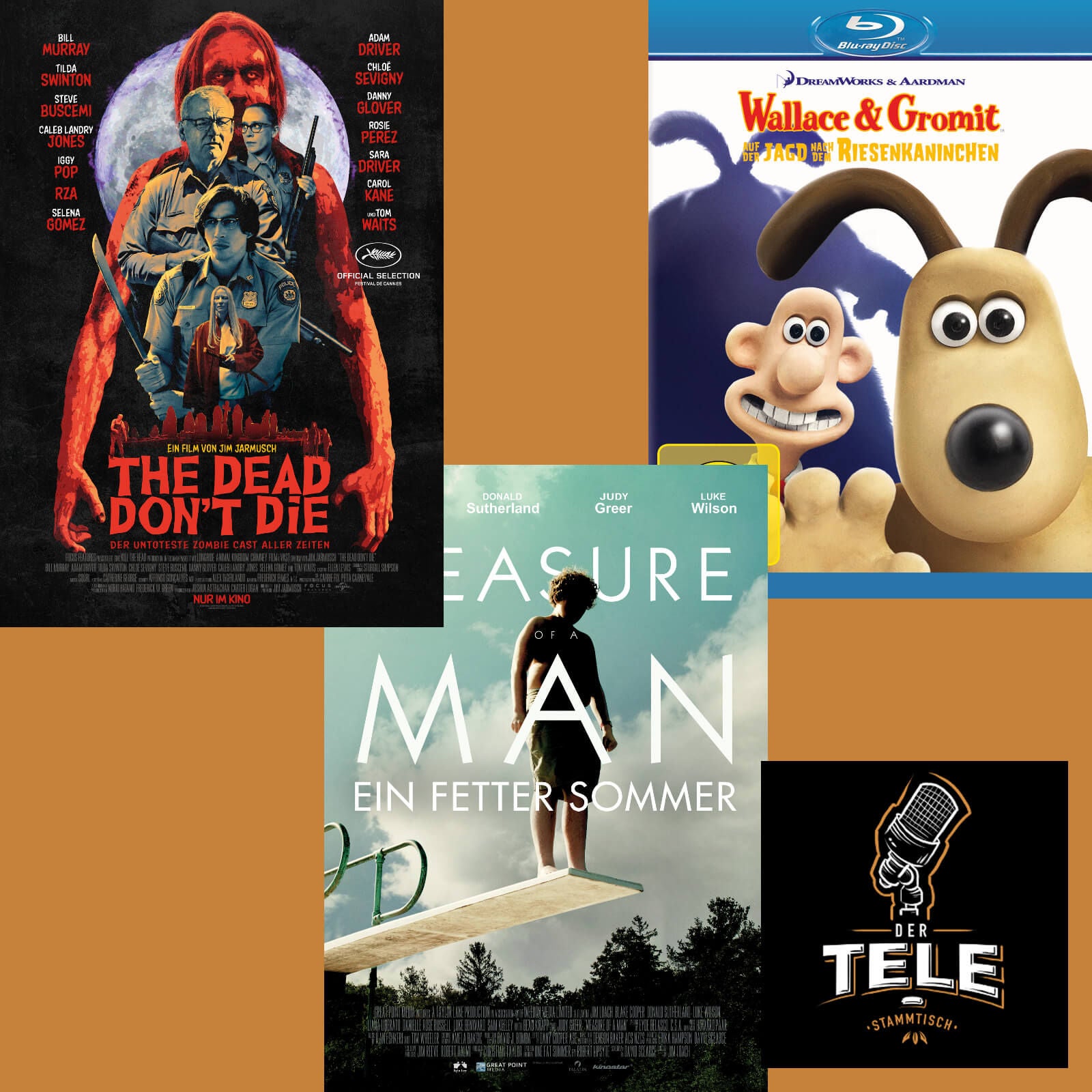 Reviews - "The Dead Don't Die", "Measure of Men" und "Wallace und Gromit auf der Jagd nach dem Riesenkaninchen"