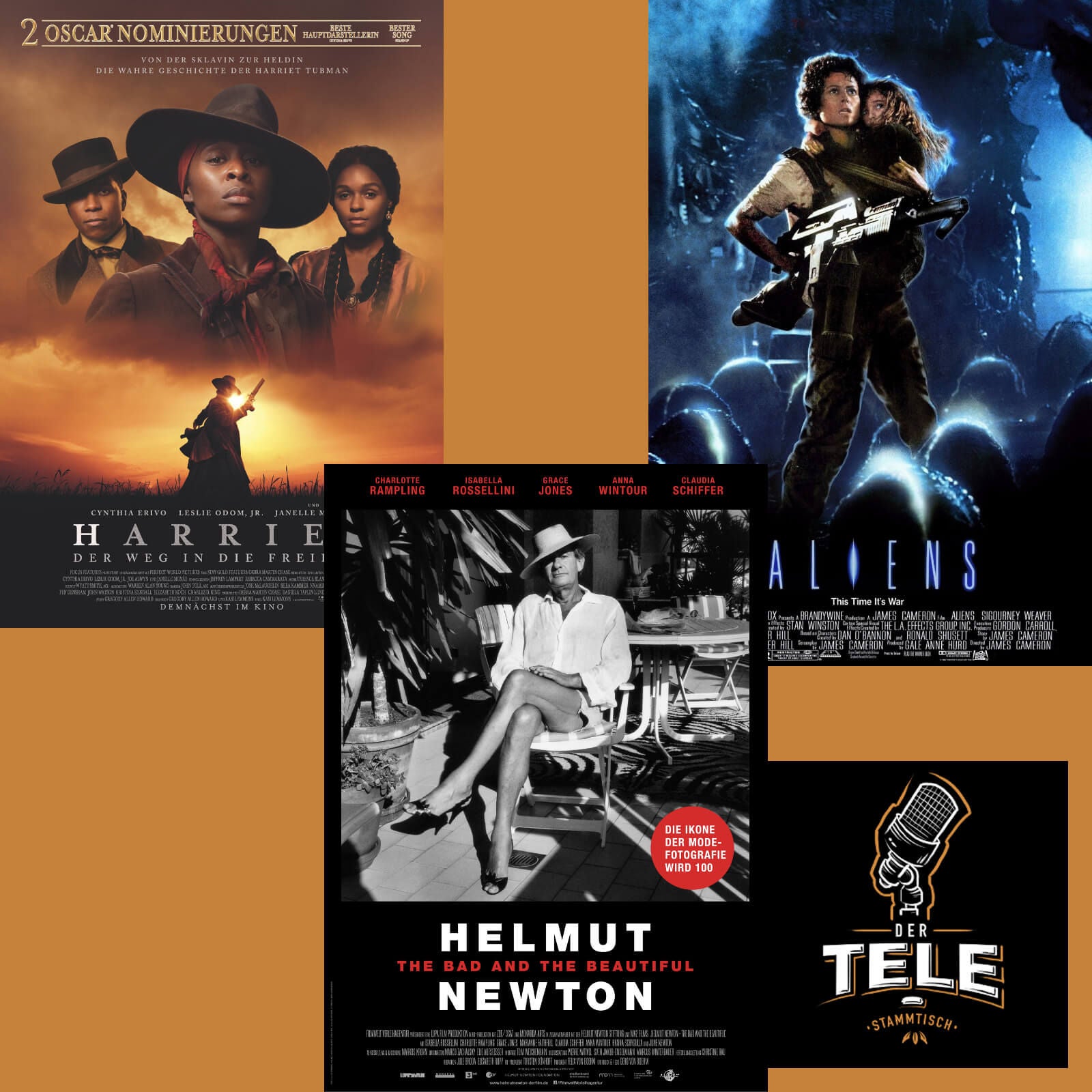 "Harriet", "Helmut Newton" und "Aliens"