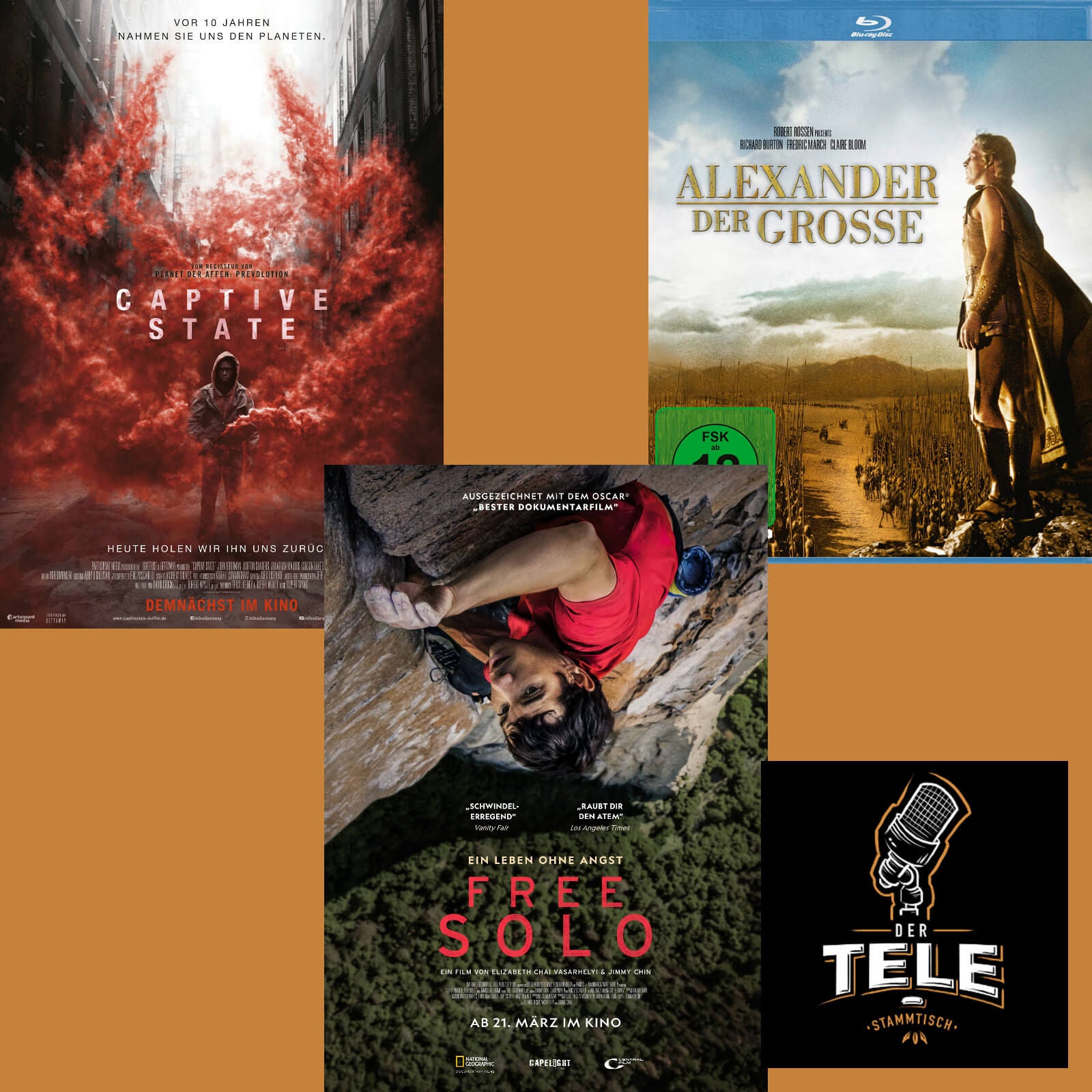Reviews - "Captive State", "Free Solo" und "Alexander der Große"
