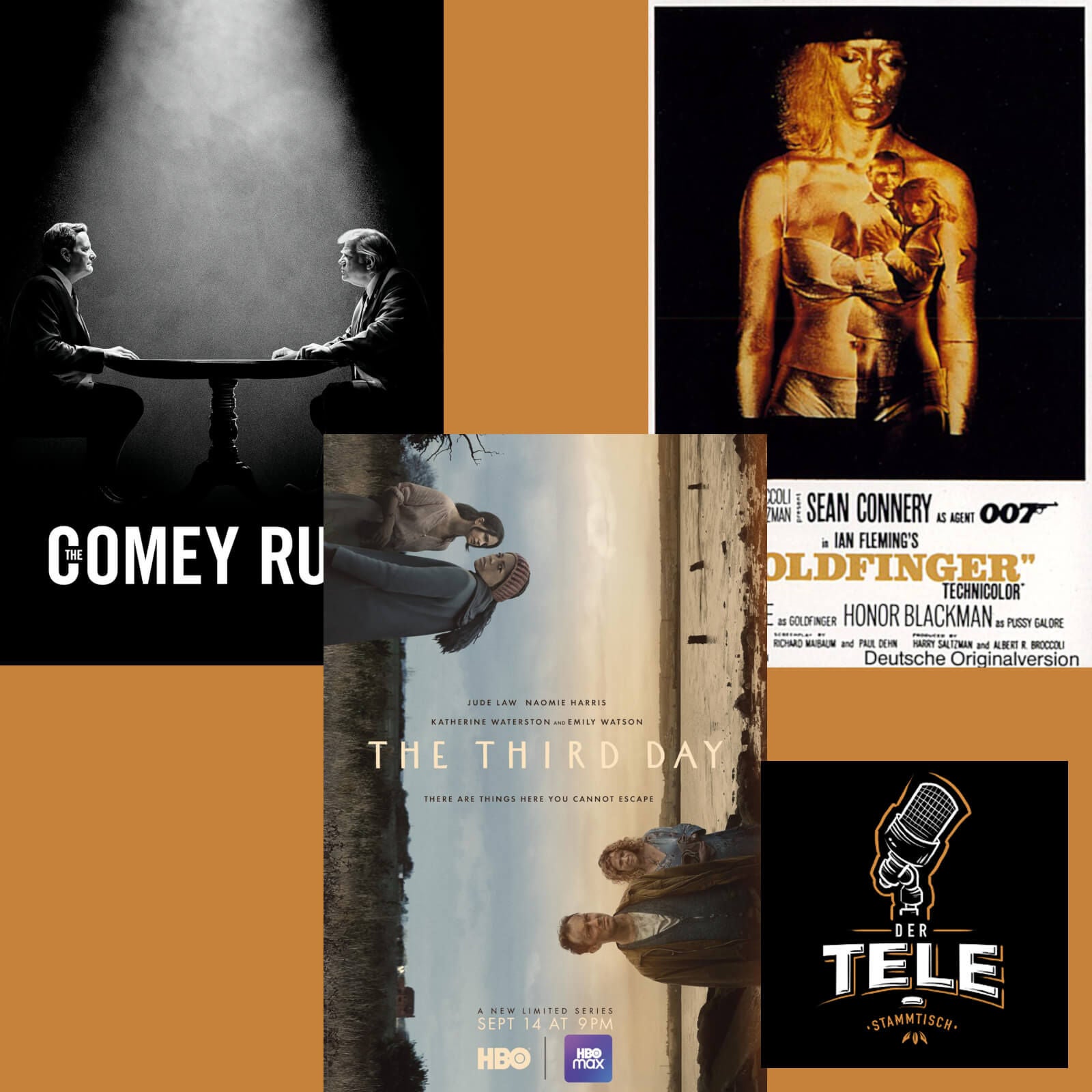 "Comey Rule", "The Third Day" und "James Bond: Goldfinger"