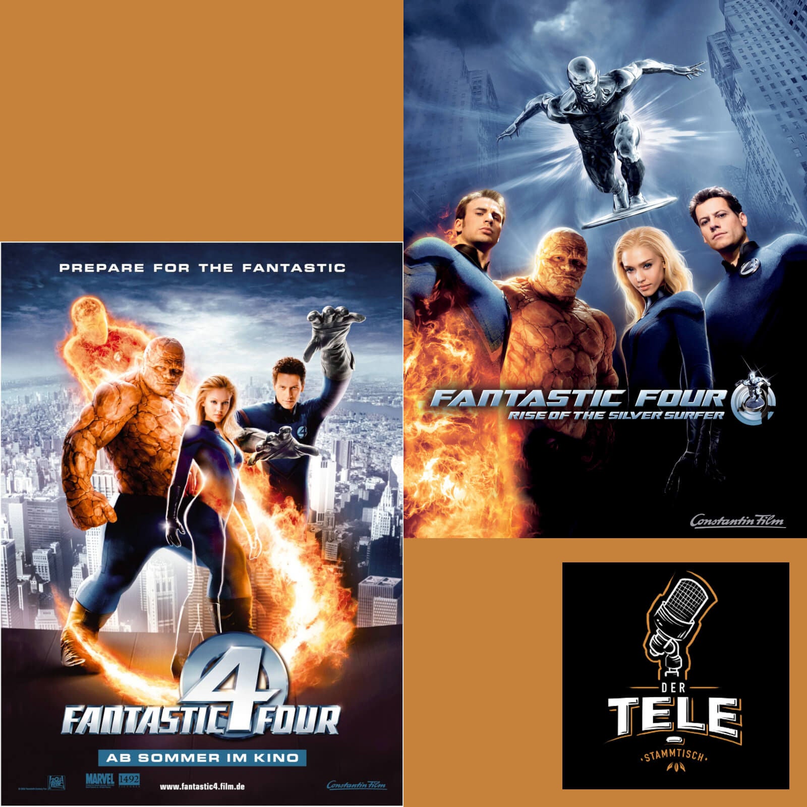 "Fantastic Four" und "Fantastic Four: Rise of the Silver Surfer"