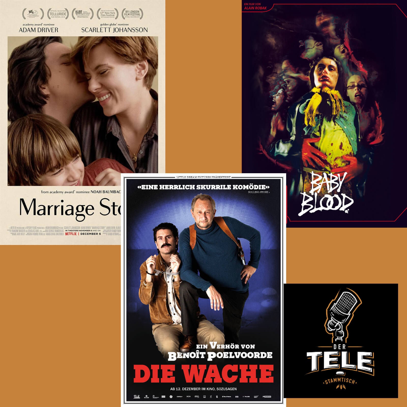 Reviews - "Marriage Story", "Die Wache" und "Baby Blood"