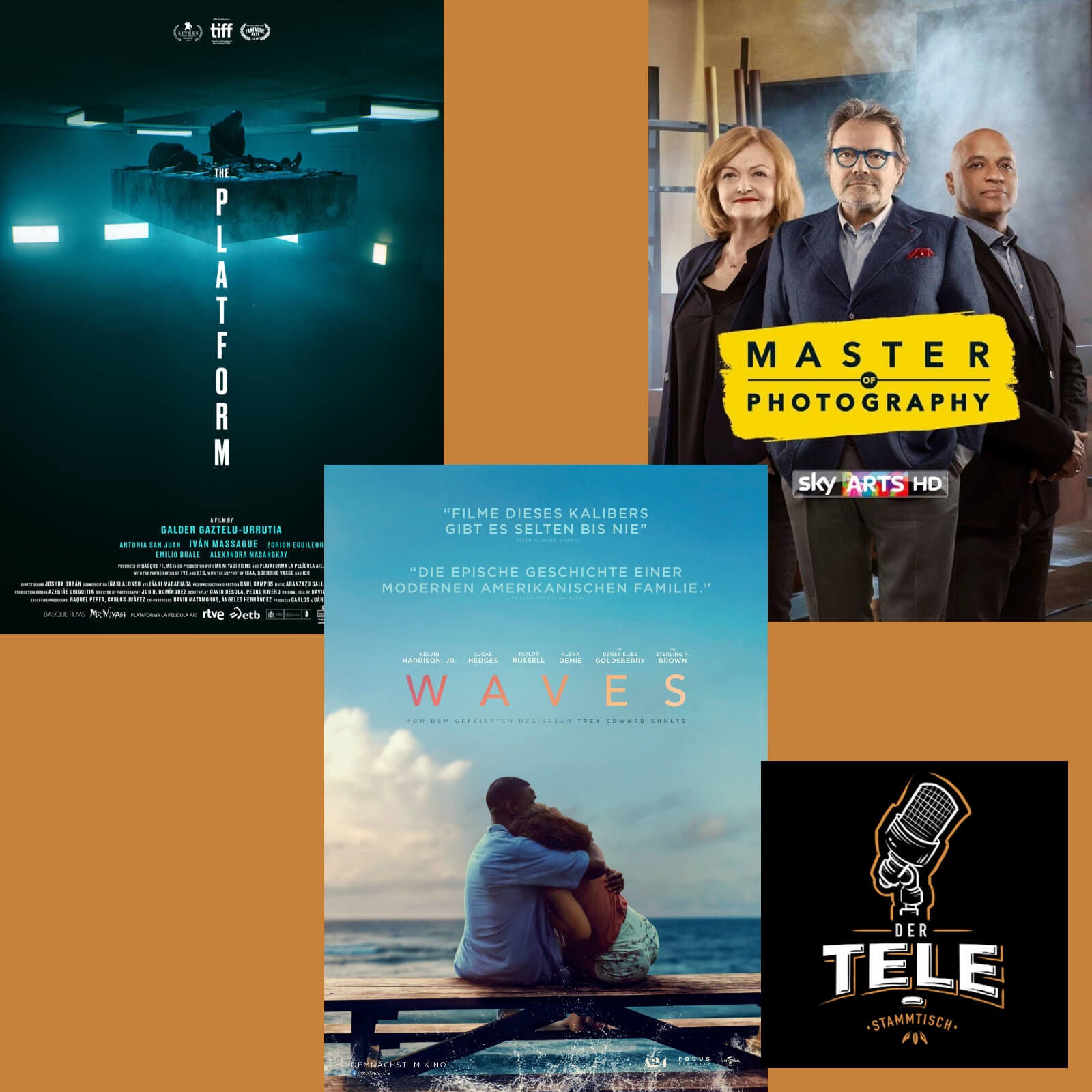 "Der Schacht", "Waves" und "Masters Of Photography"