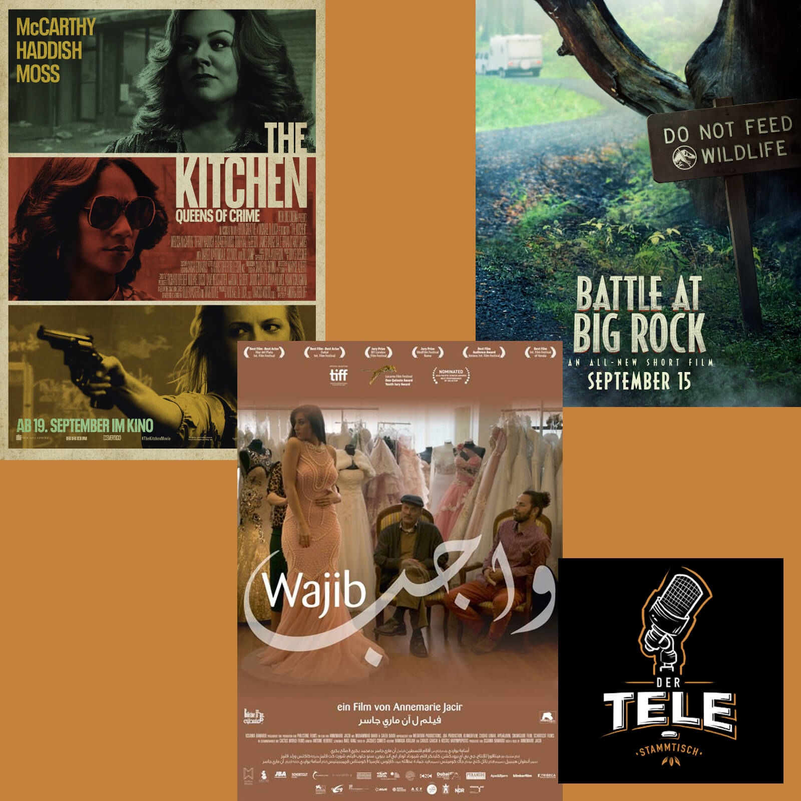 Reviews - "The Kitchen", "Wajib" und "Battle At Big Rock"