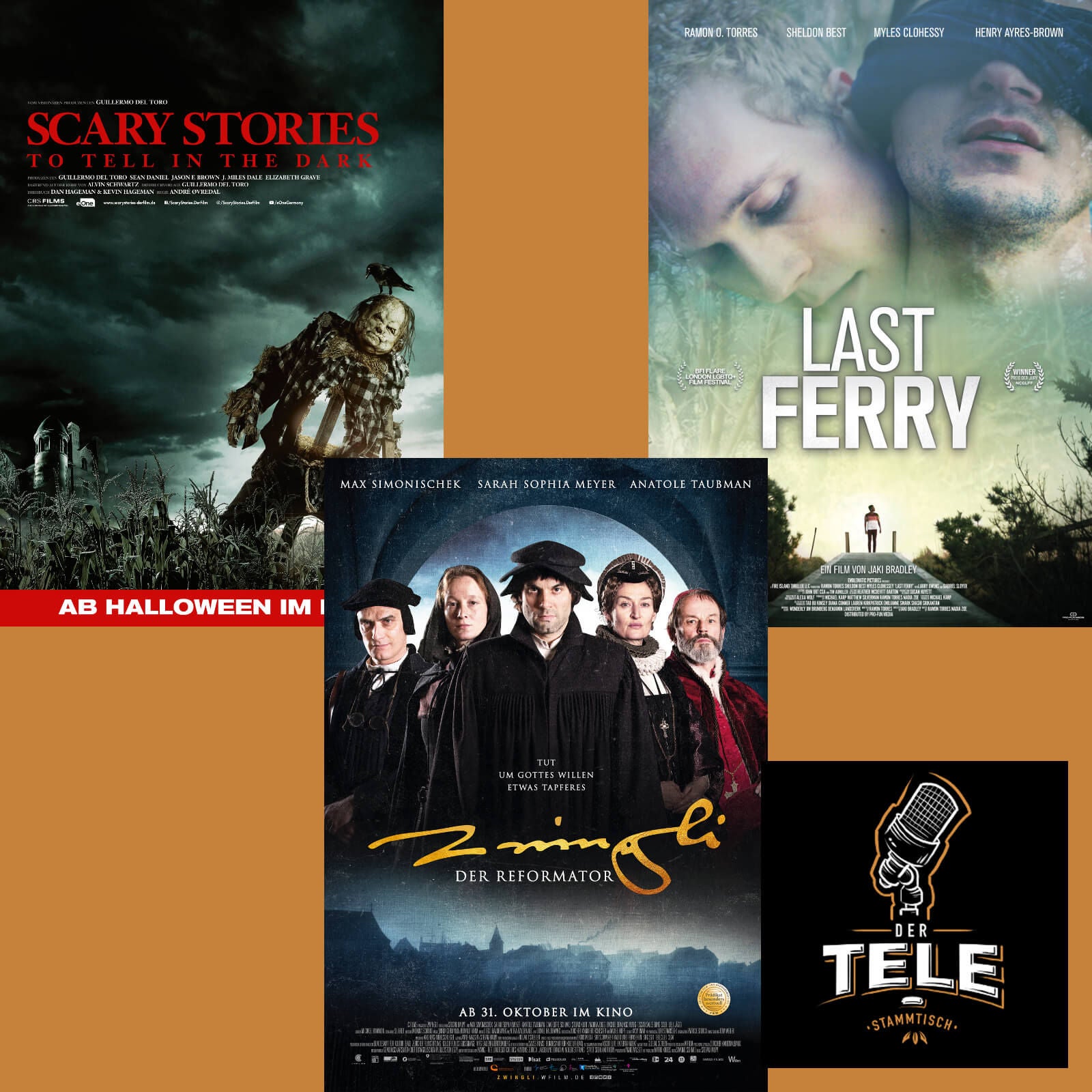 Reviews - "Scary Stories To Tell In The Dark", "Zwingli" und "Last Ferry"
