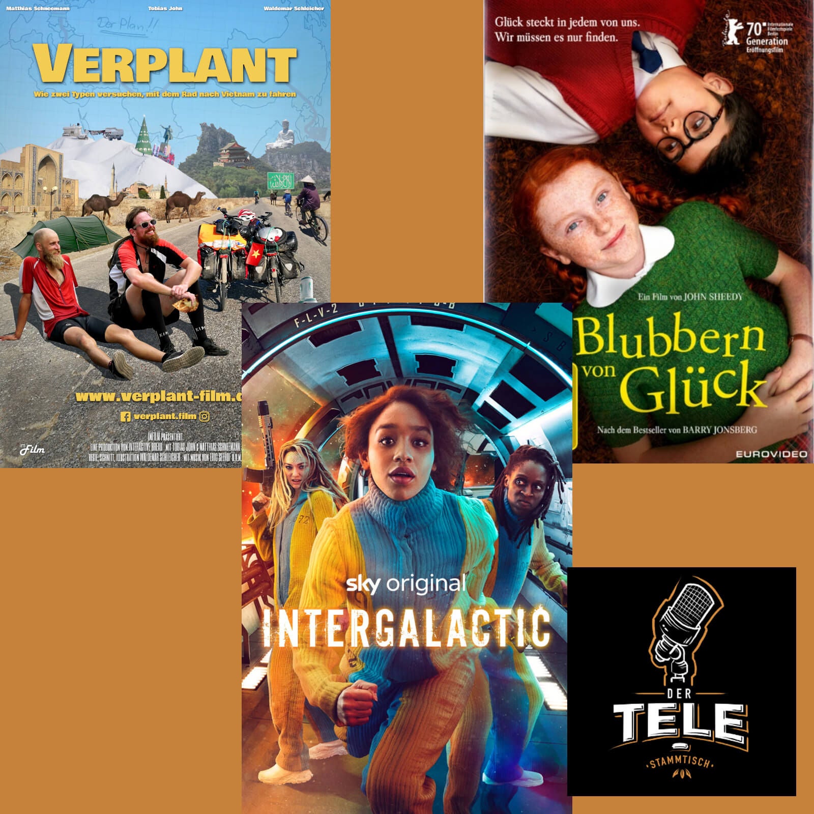 "Verplant", "Intergalactic" und "Das Blubbern von Glück"