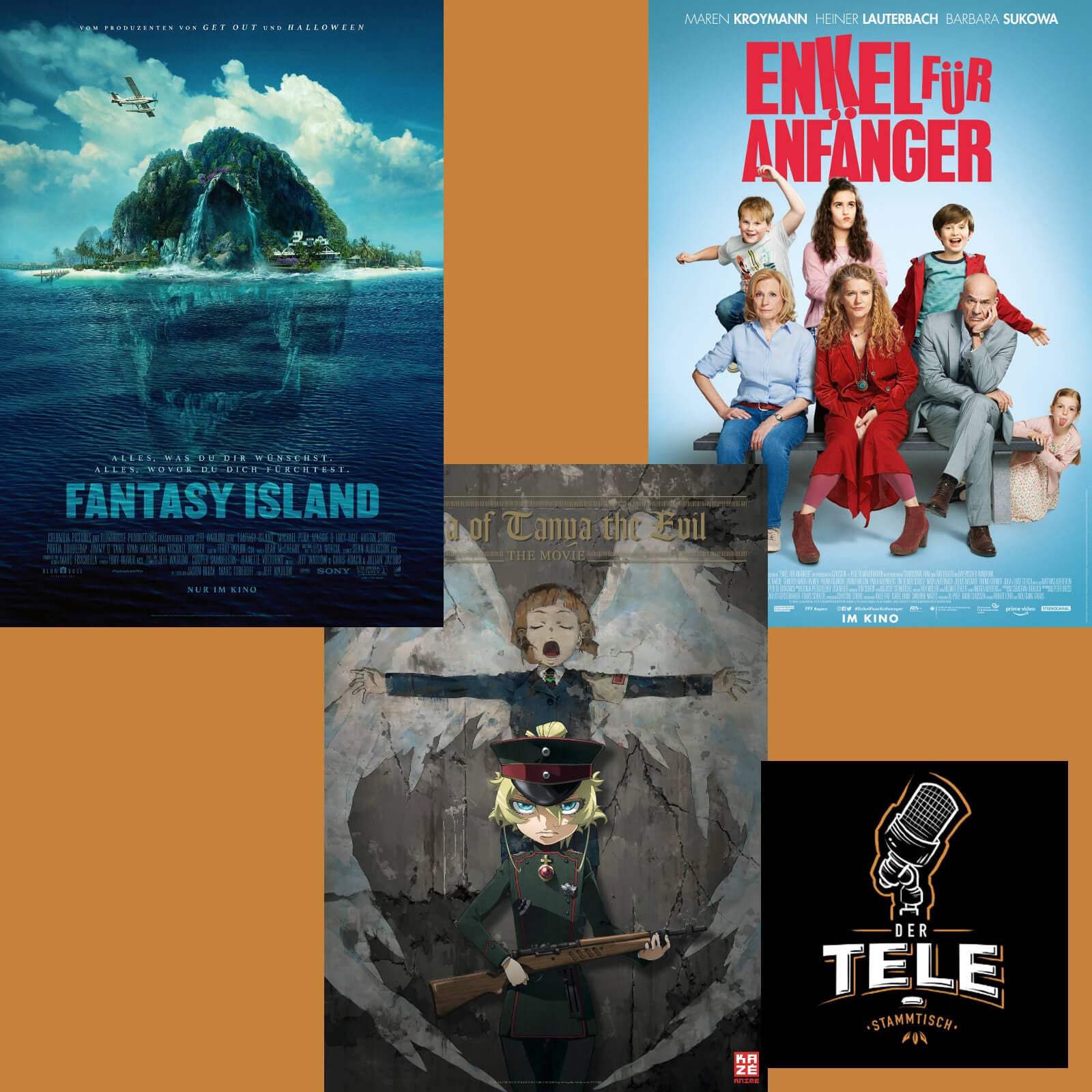 "Fantasy Island", "Saga Of Tanya The Evil - The Movie" und "Enkel Für Anfänger"