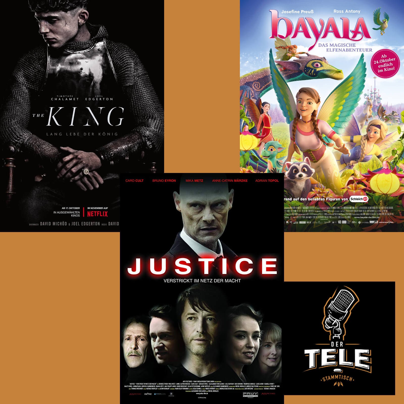 Reviews - "The King", "Justice" und "Bayala"