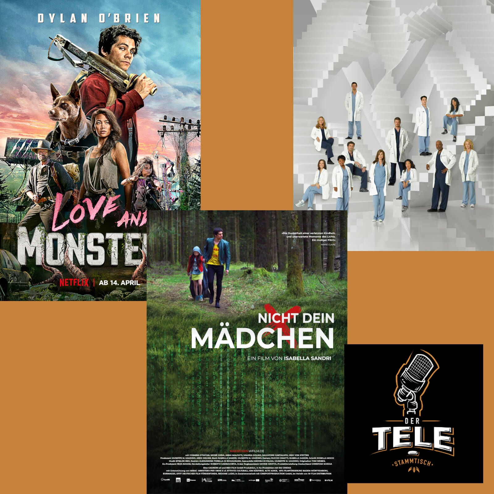 "Love And Monster" (Netflix), "Nicht Dein Mädchen" und "Grey's Anatomy (Staffel 17)"
