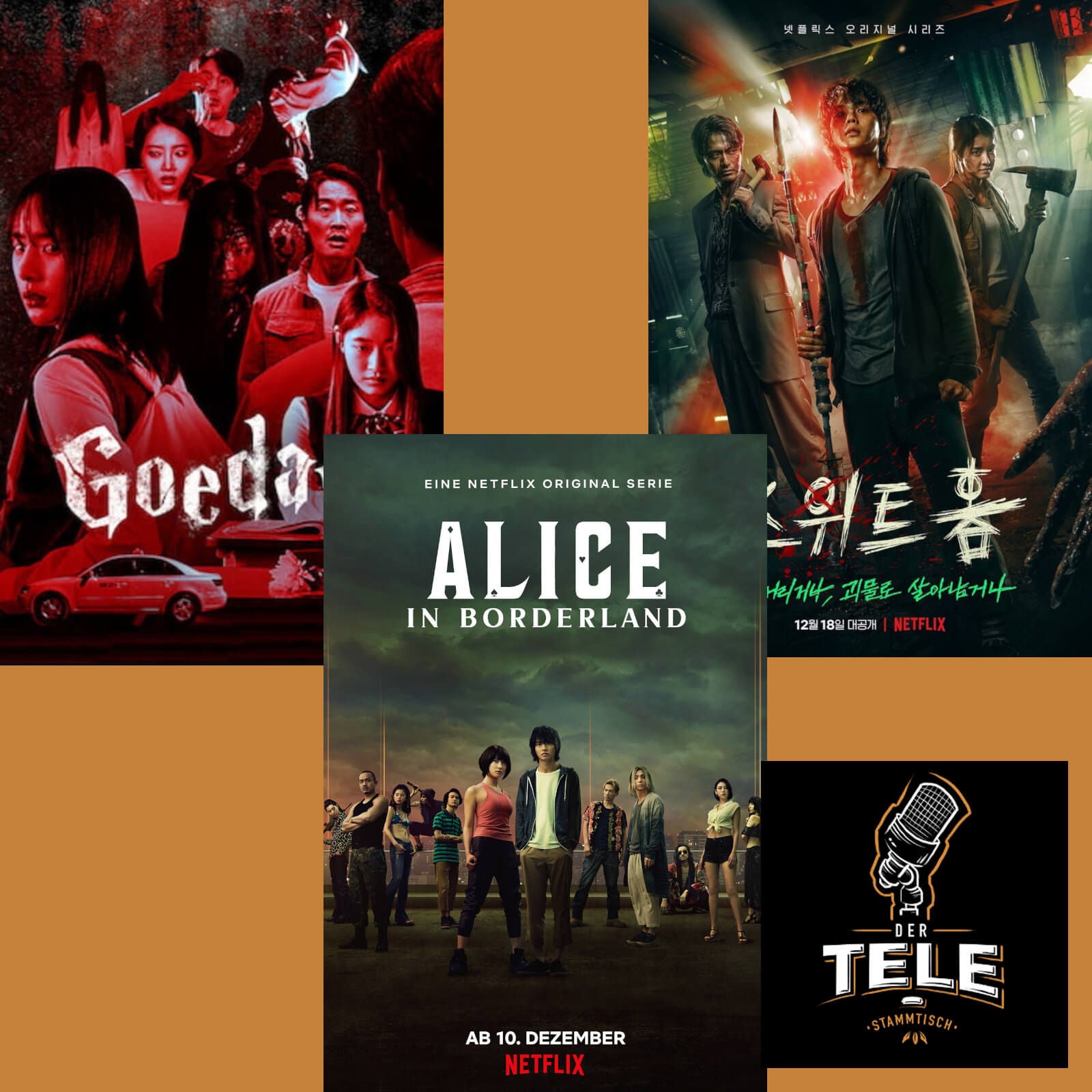 "Goedam", "Alice In Borderland" und "Sweet Home" (Netflix)