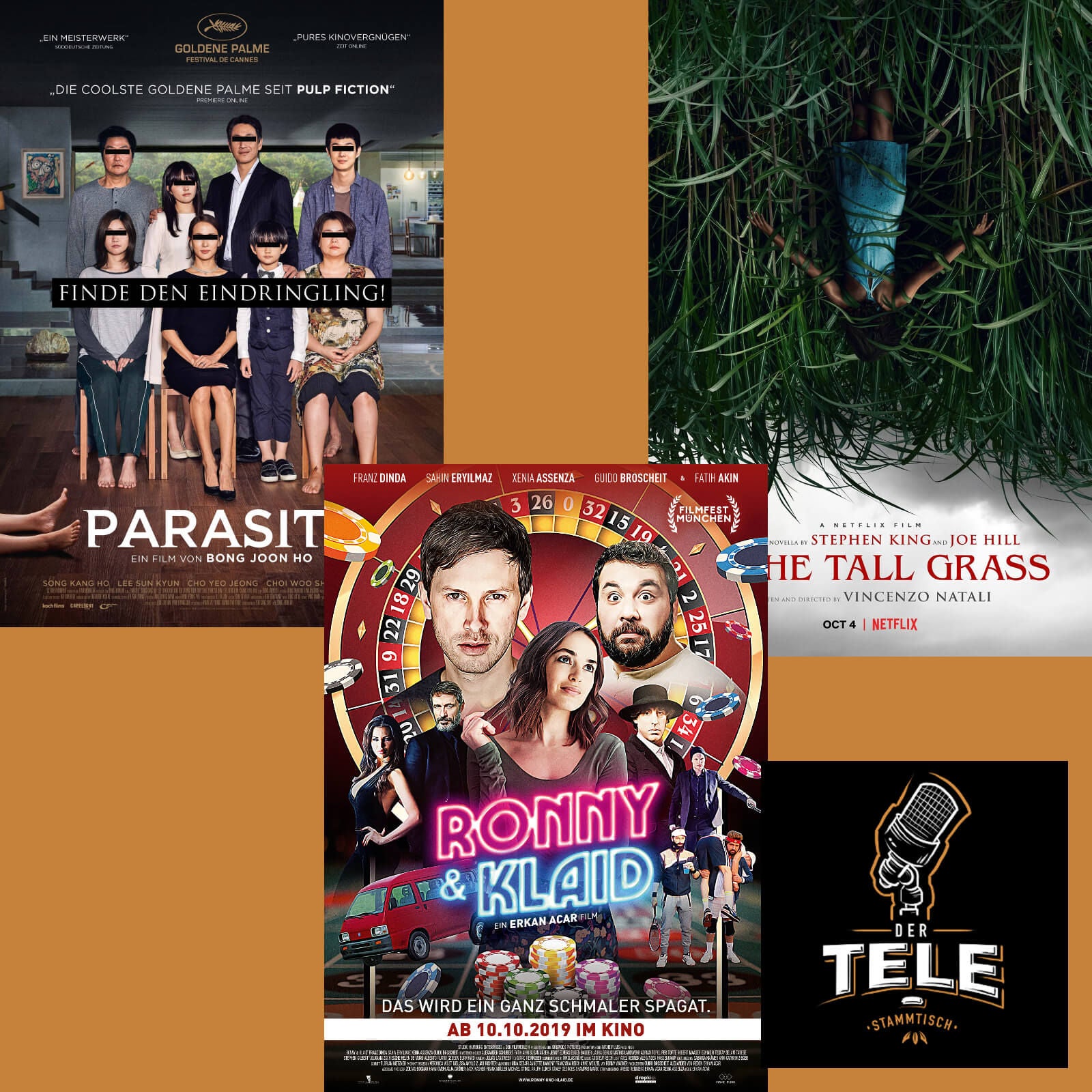 Reviews - "Parasite", "Ronny & Klaid" und "Im Hohen Gras"