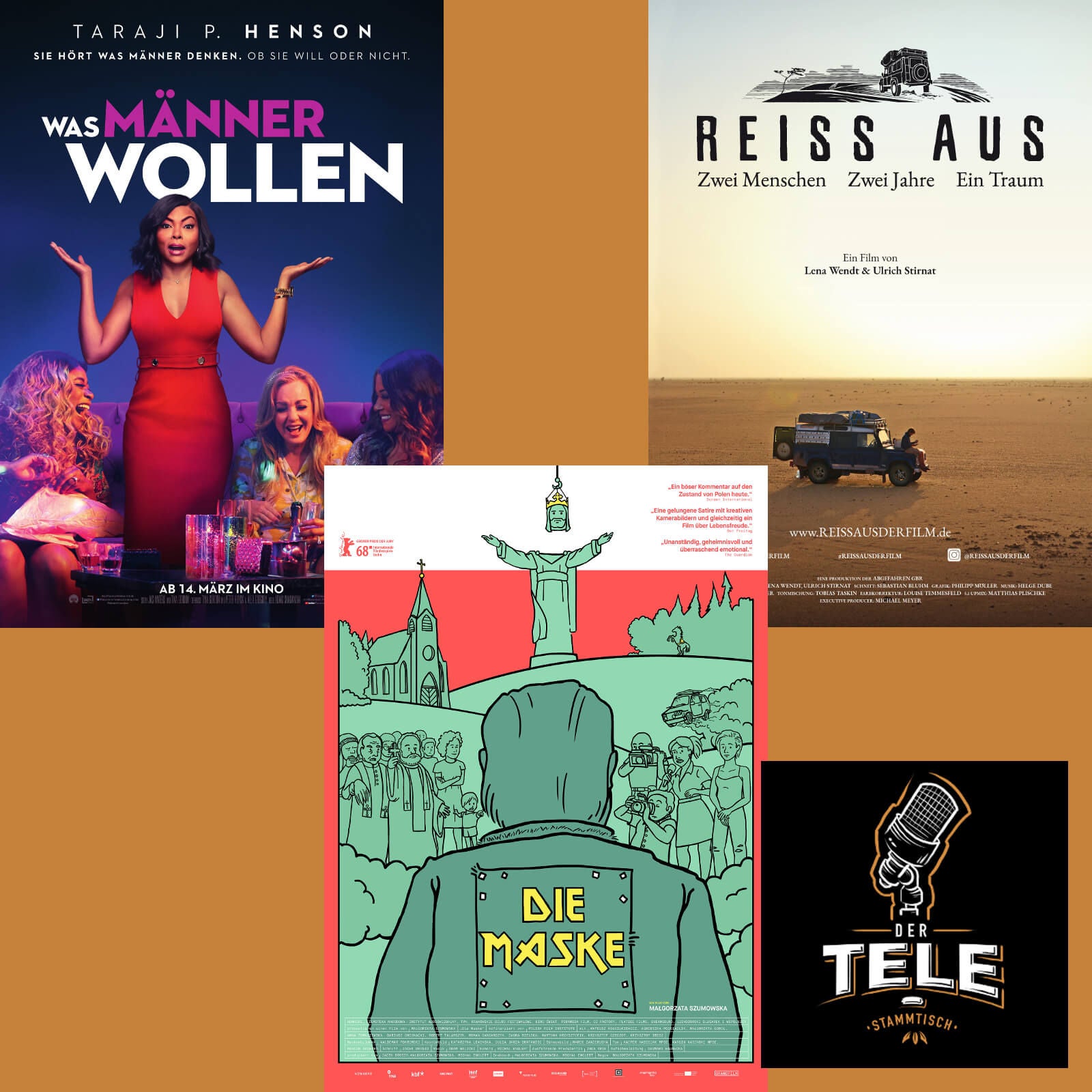 Reviews - "Was Männer Wollen", "Die Maske" und "Reiss Aus"