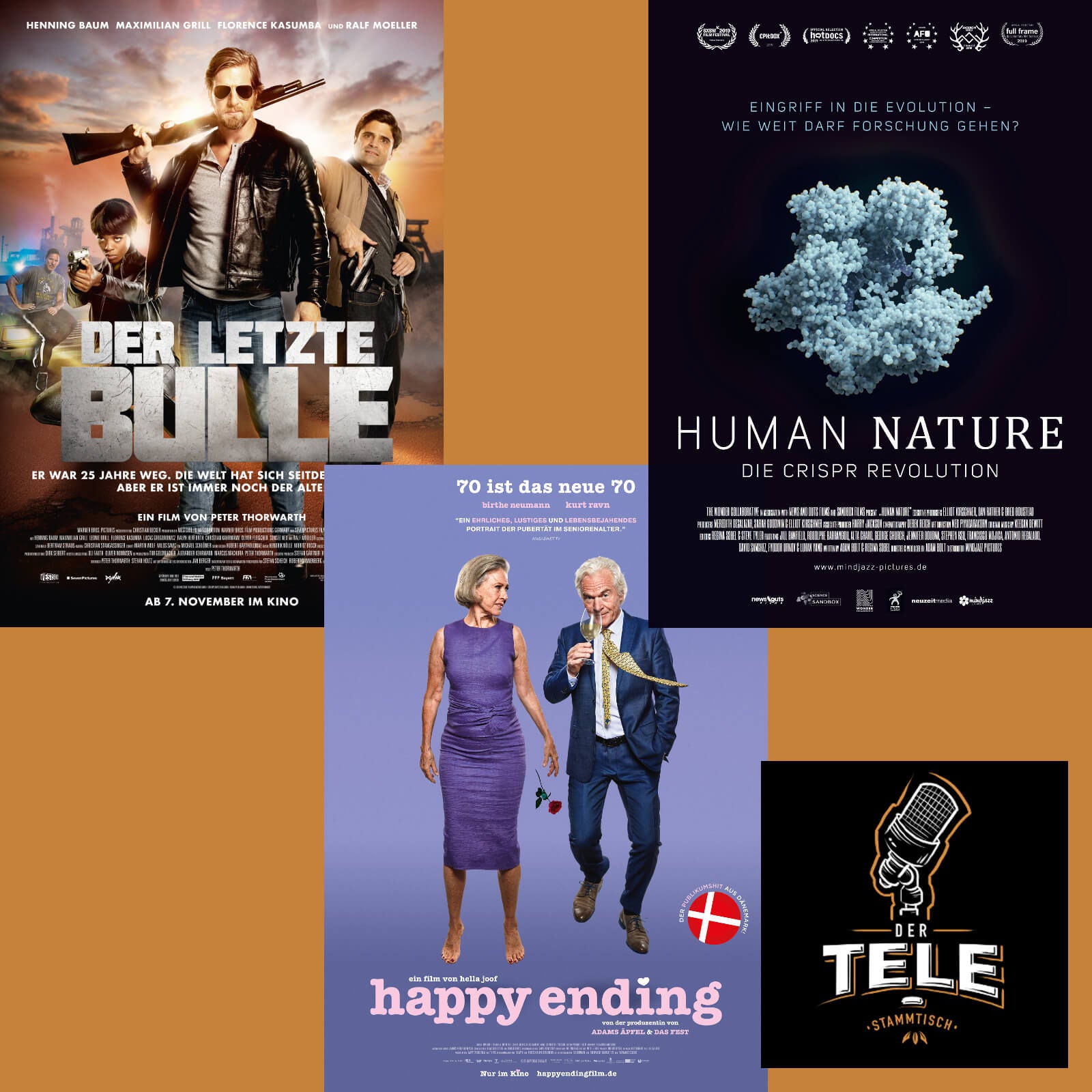Reviews - "Der Letzte Bulle", "Happy Ending" und "Human Nature"