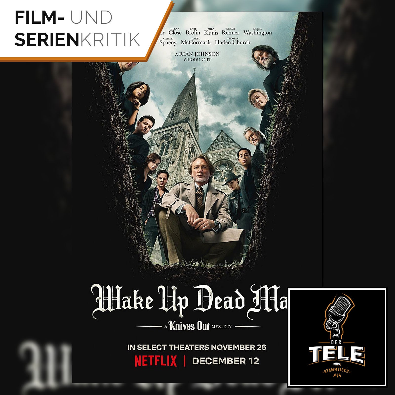 Wake Up, Dead Man - A Knives Out Mystery (Netflix) | Benoit Blanc is back