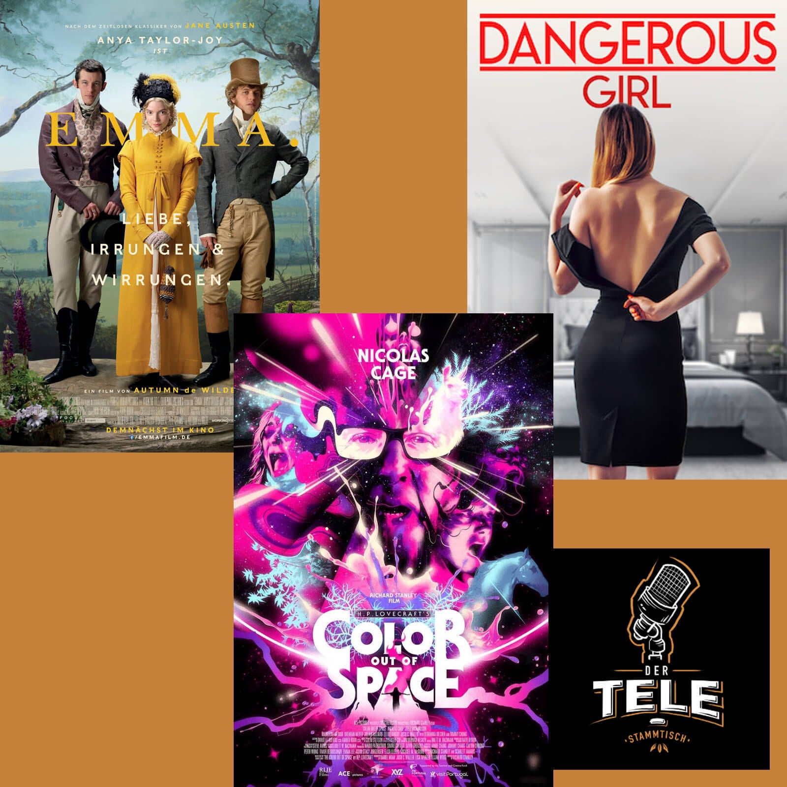 "Emma.", "Die Farbe aus dem All" und "Dangerous Girl"