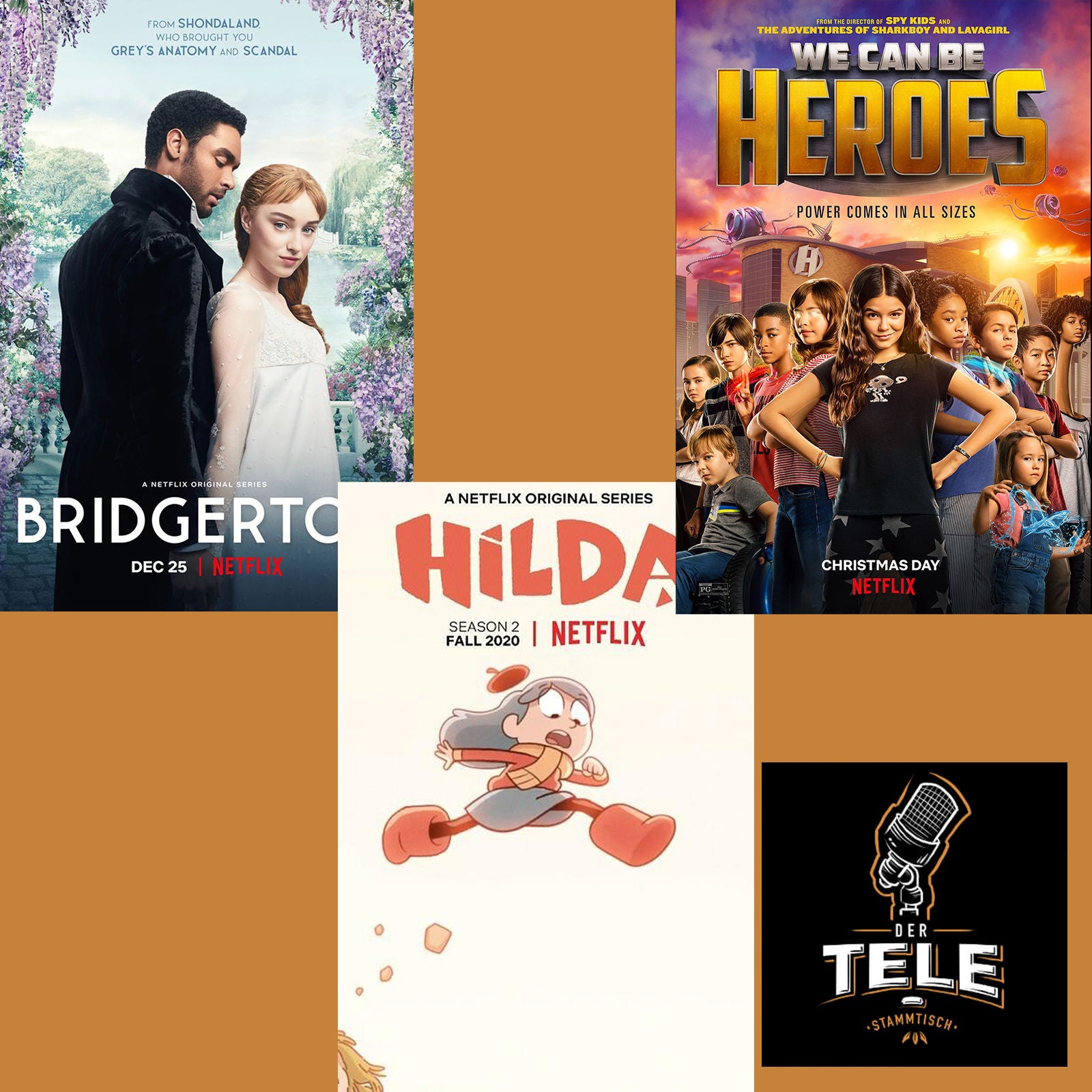 "Bridgerton", "Hilda - Staffel 2" und "We Can Be Heroes"