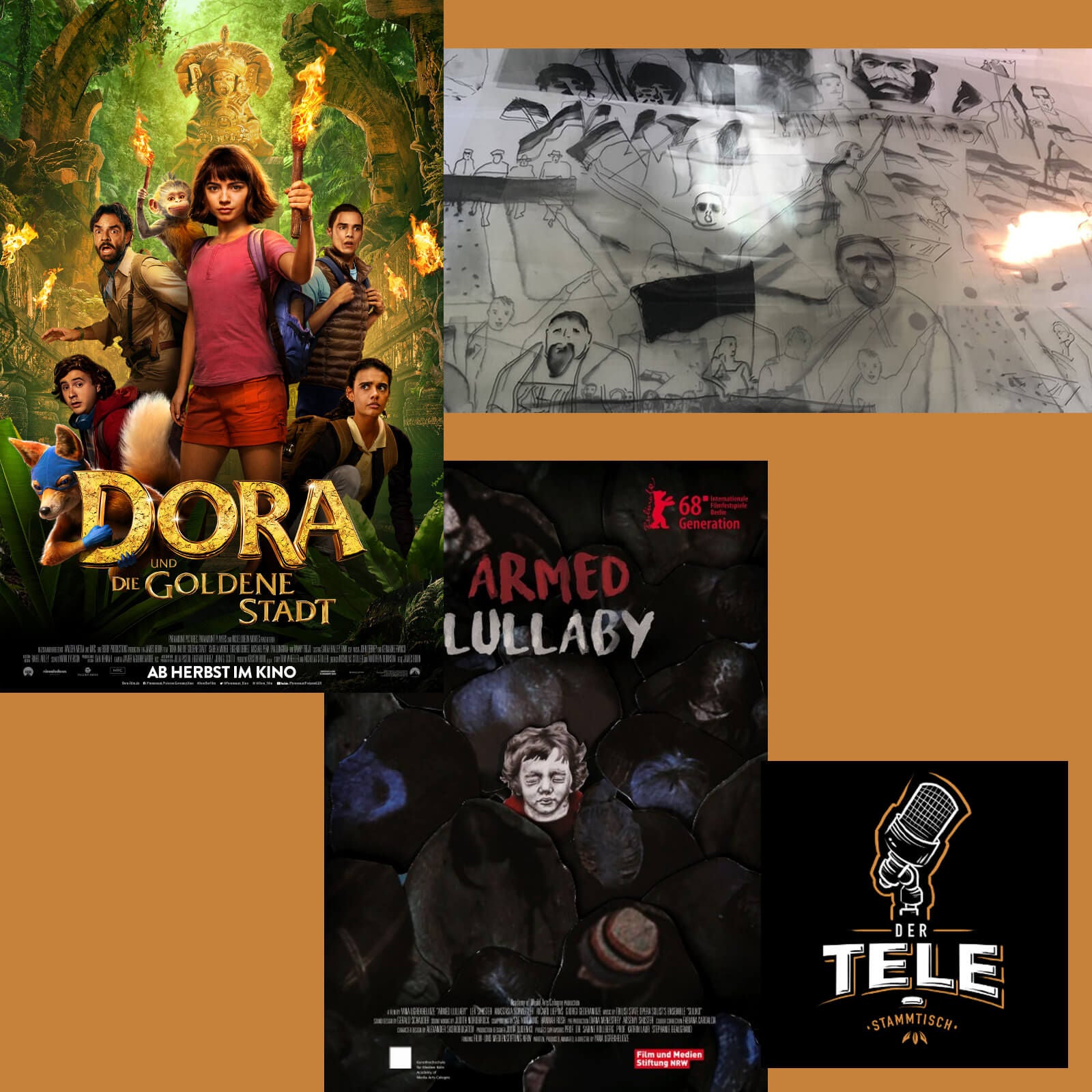 Reviews - "Dora Und Die Goldene Stadt", "Armed Lullaby" und "Vor Aller Augen"
