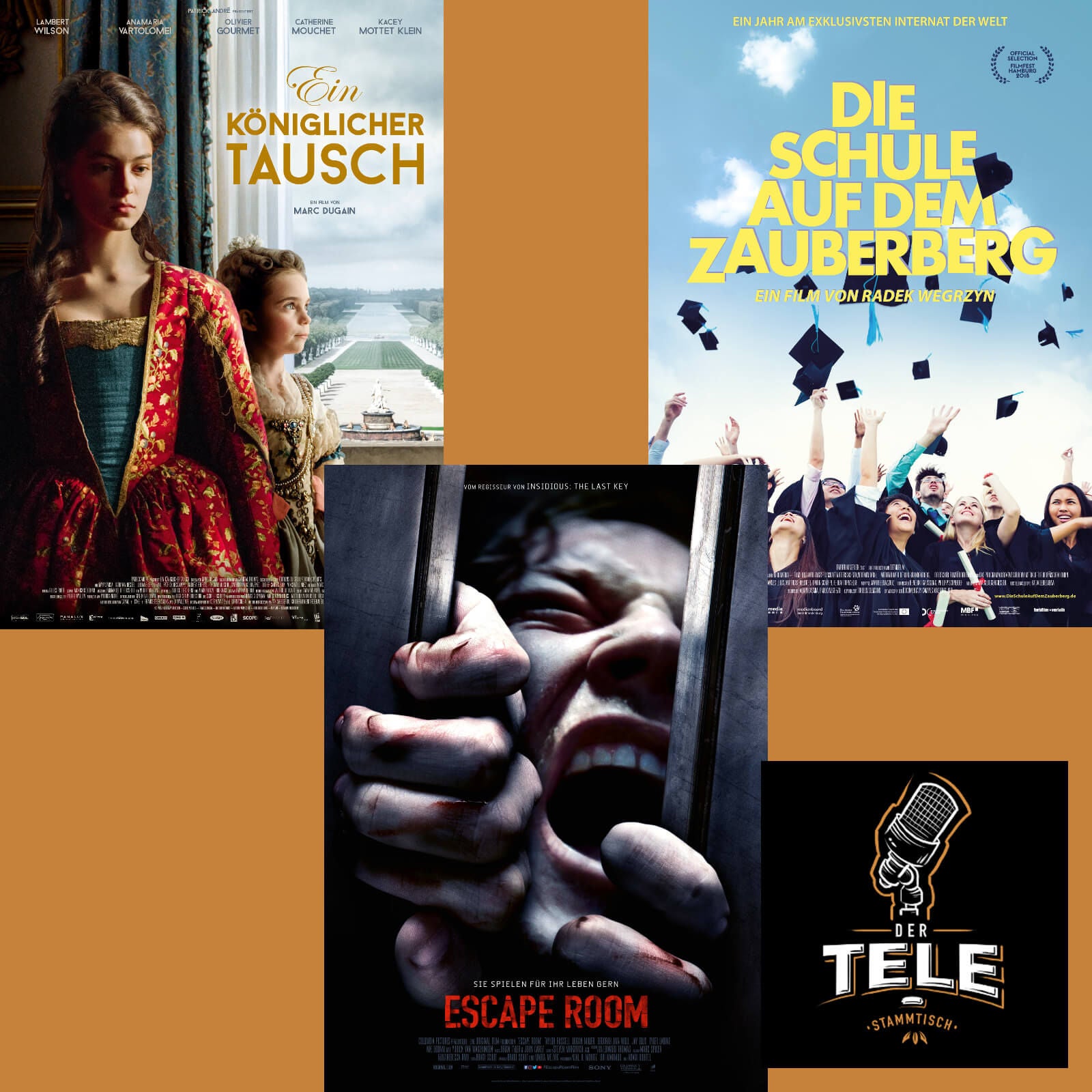 Reviews - "Ein Königlicher Tausch", "Escape Room" und "Die Schule Auf Dem Zauberberg"