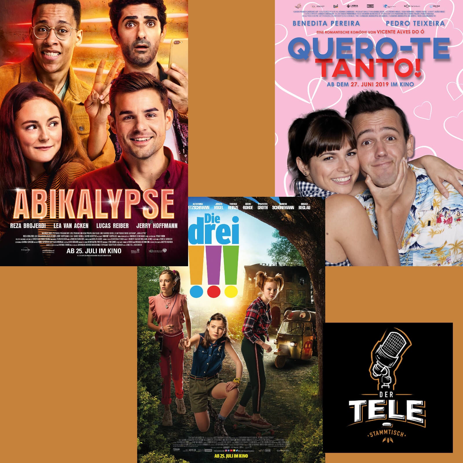 Reviews - "Abikalypse", "Die Drei !!!" und "Quero-Te Tanto - Ich will dich so sehr!"