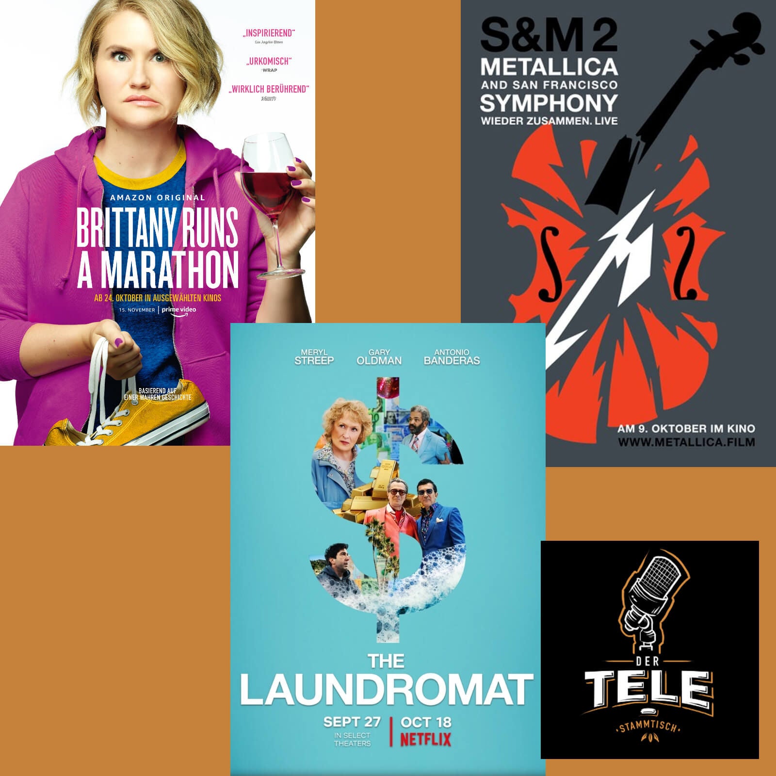 Reviews - "Brittany Runs A Marathon", "Die Geldwäscherei" und "S&M2 - Metallica And San Franciso Symphony"