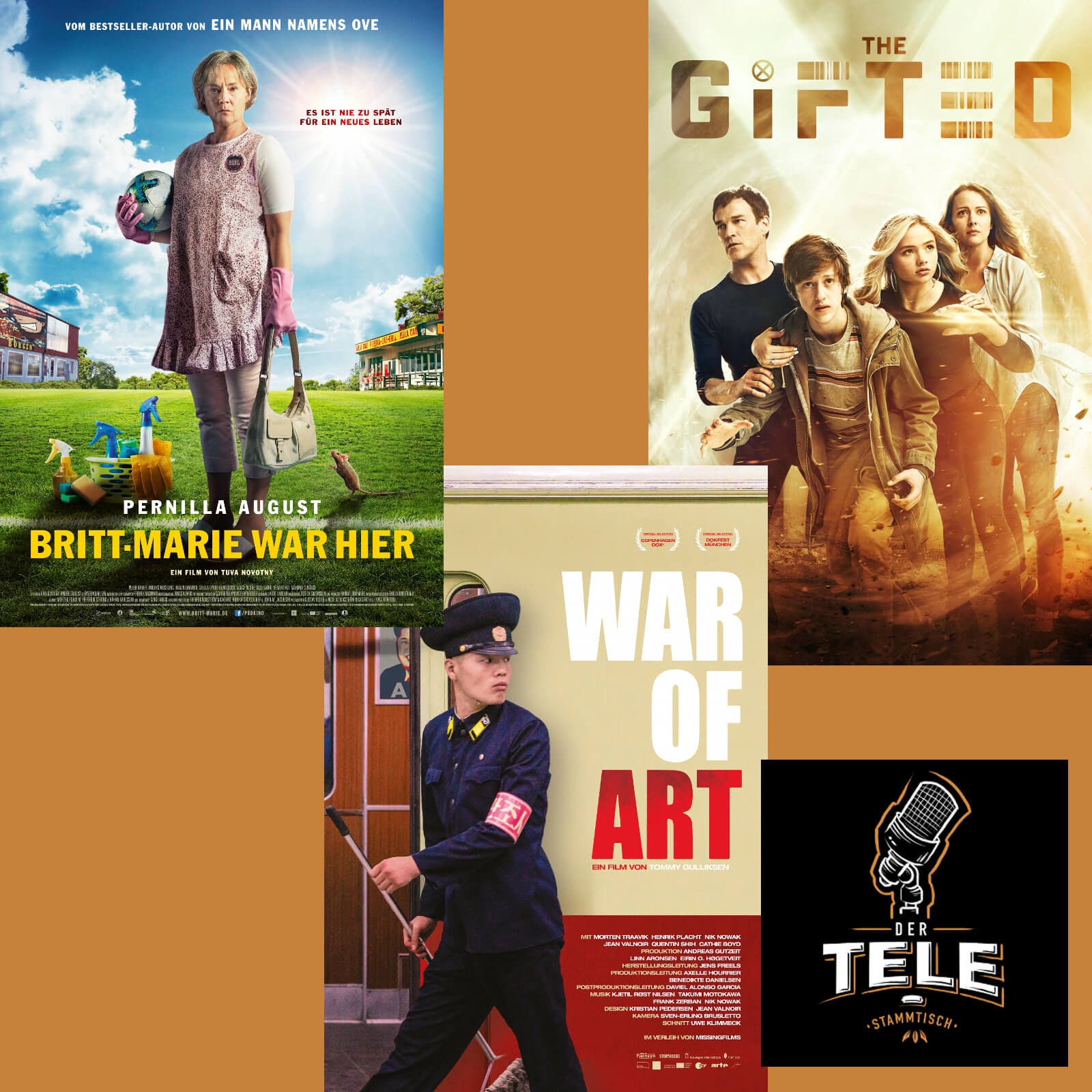 Reviews - "Britt-Marie War Hier", "War Of Art" und "The Gifted"