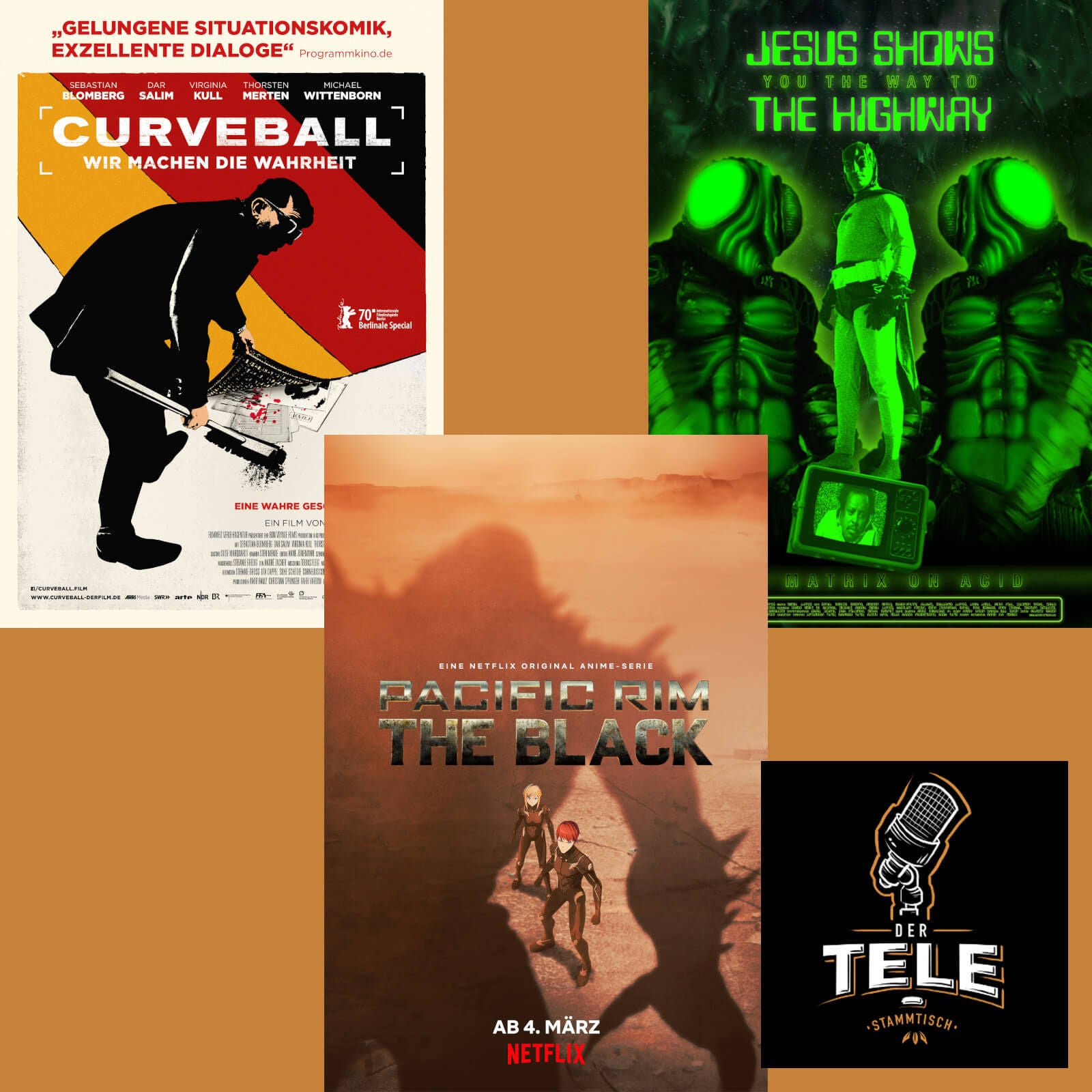 "Curveball", "Pacific Rim: The Black" und "Jesus Shows You The Way To The Highway"