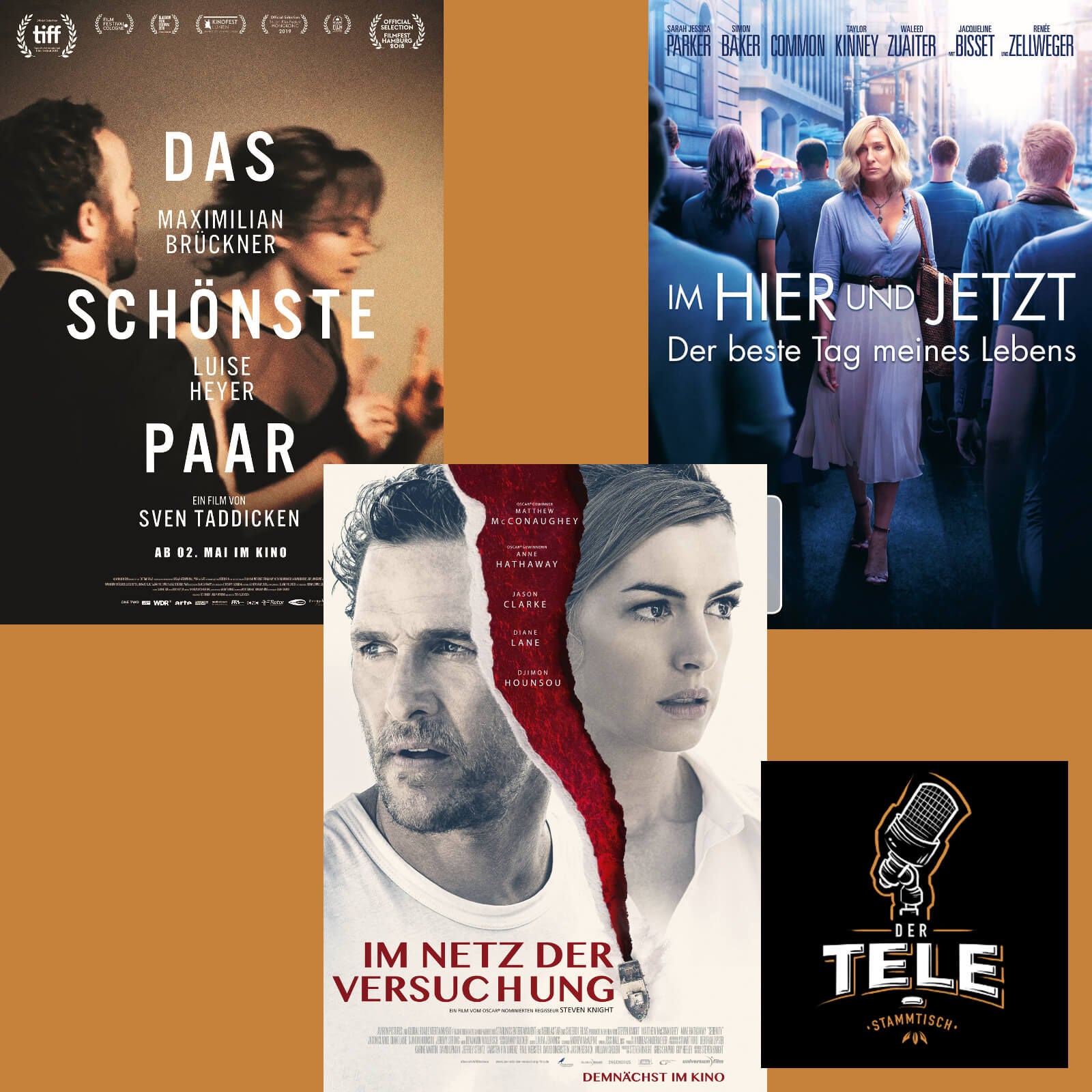 Reviews - "Das Schönste Paar", "Im Netz Der Versuchung" und "Im Hier und Jetzt"