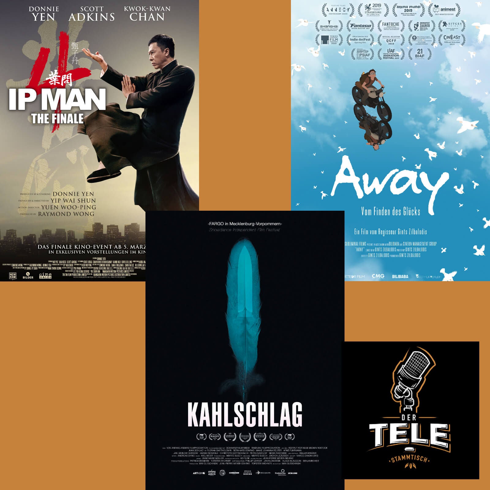 "IP Man 4", "Kahlschlag" und "Away - Vom Finden Des Glücks"