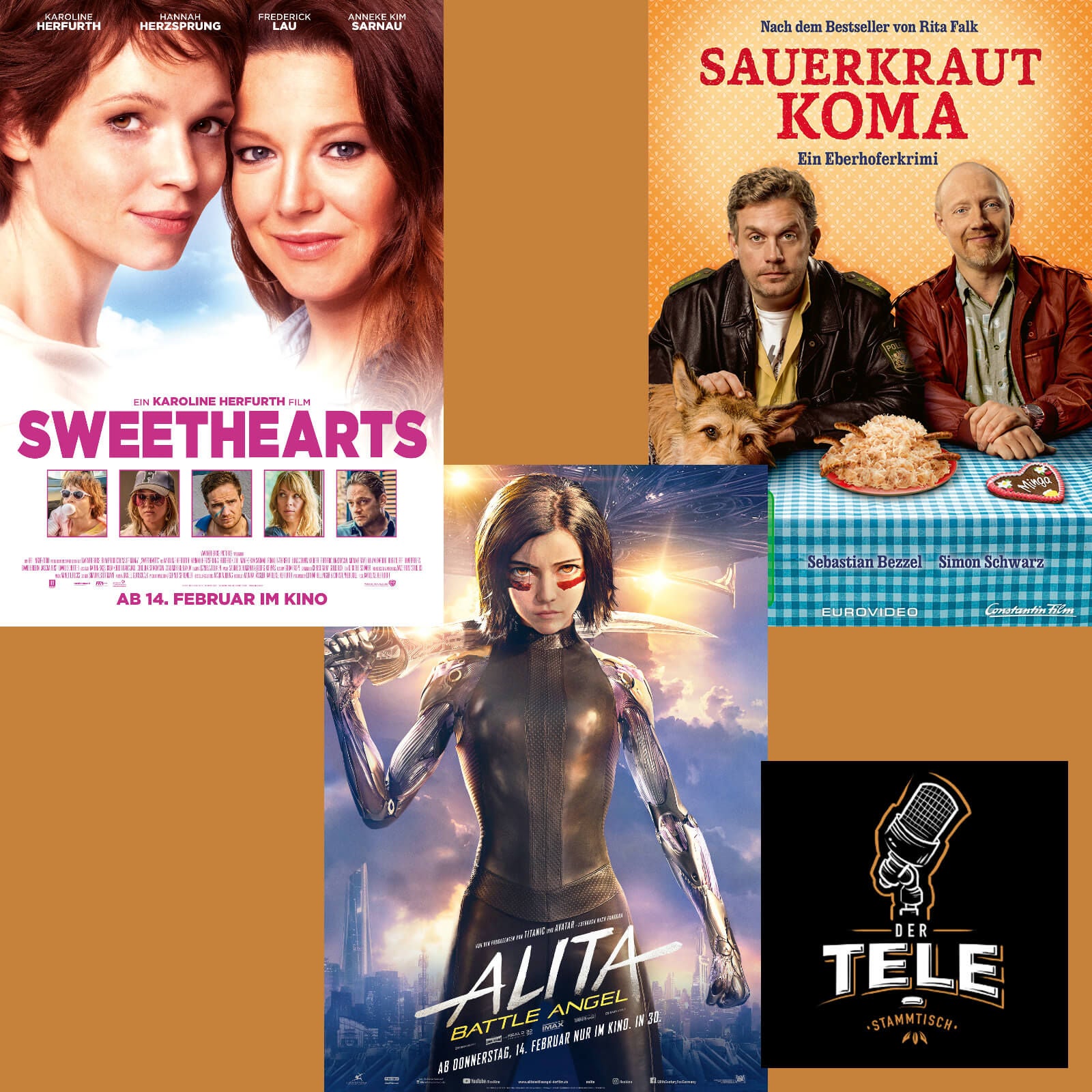 Reviews - "Sweethearts", "Alita: Battle Angel" und "Sauerkrautkoma"