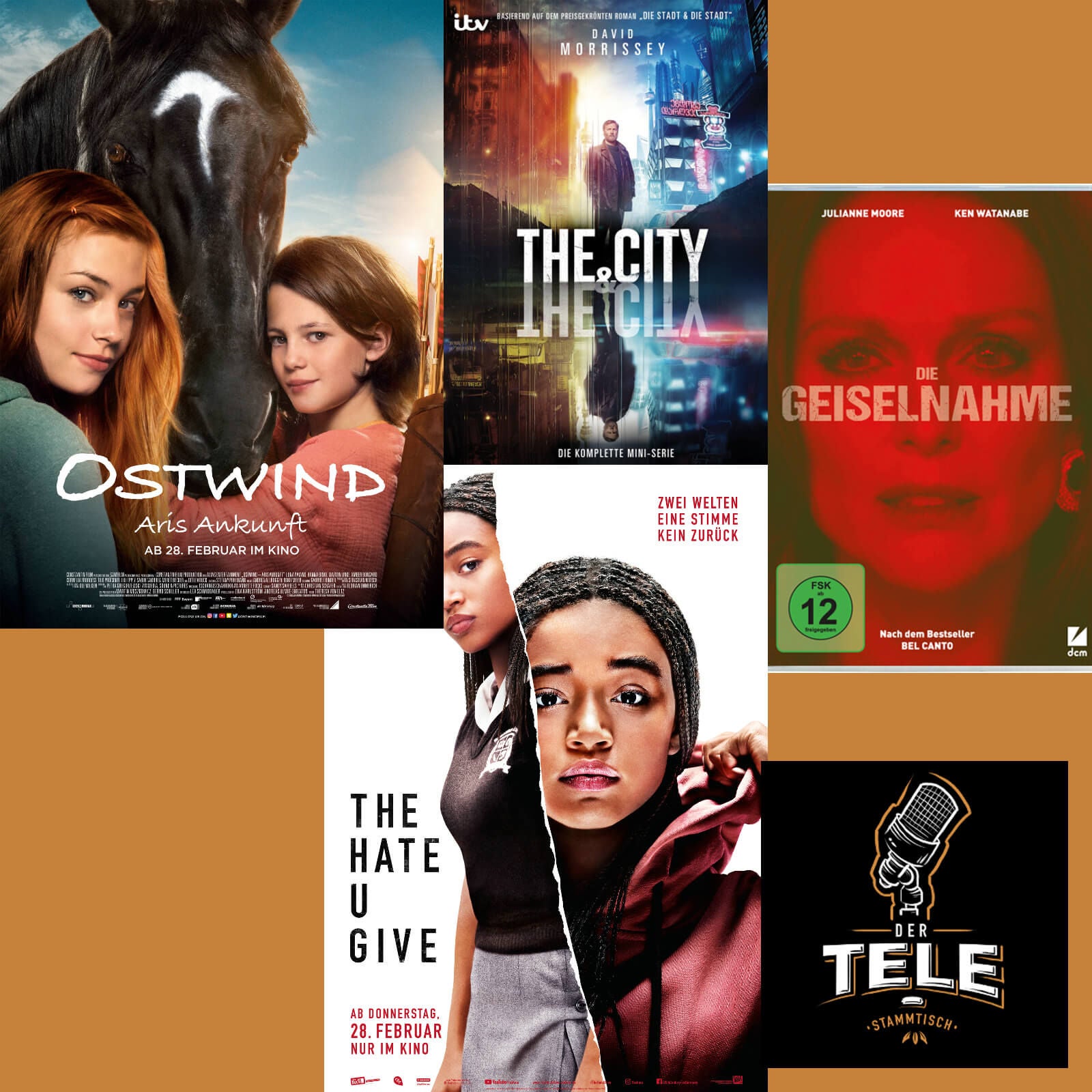 Reviews - "Ostwind - Aris Ankunft", "The Hate U Give", "The City & The City" und "Die Geiselnahme"