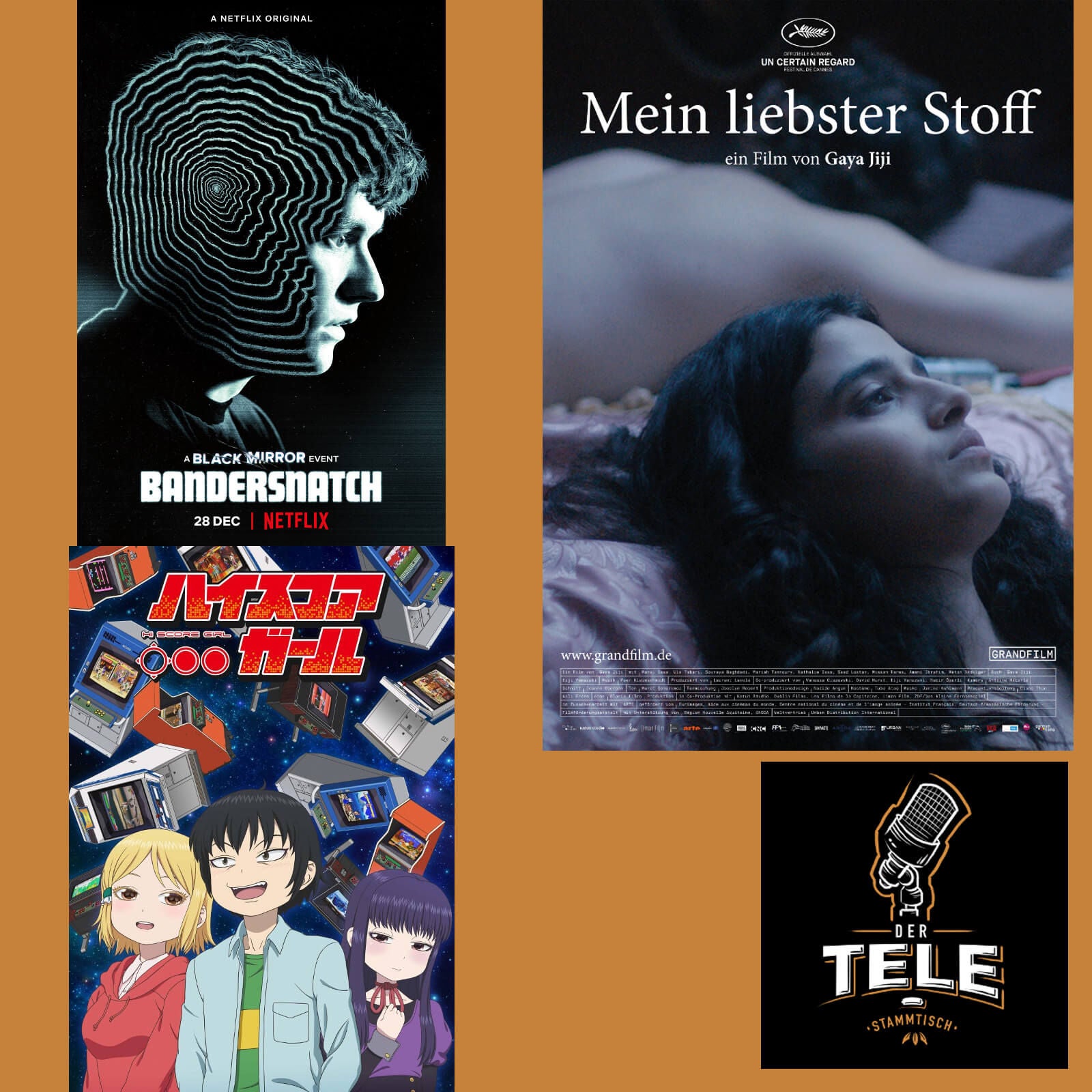 Filmkritiken - "Black Mirror: Bandersnatch", "High Score Girl" und "Mein Liebster Stoff"