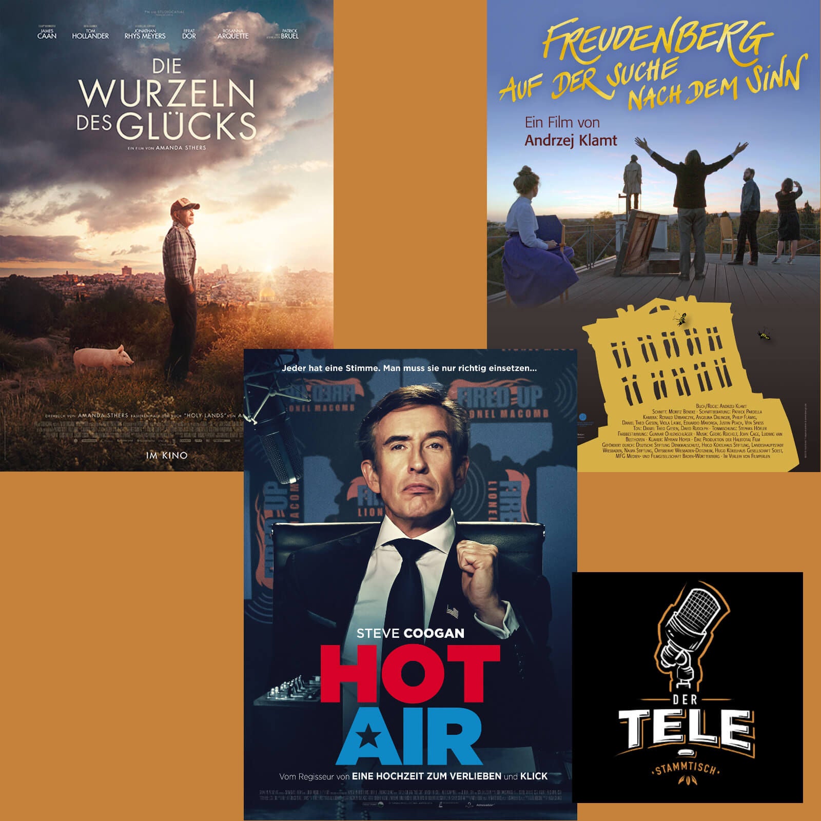 Reviews - "Die Wurzeln Des Glücks", "Hot Air" und "Freudenberg"