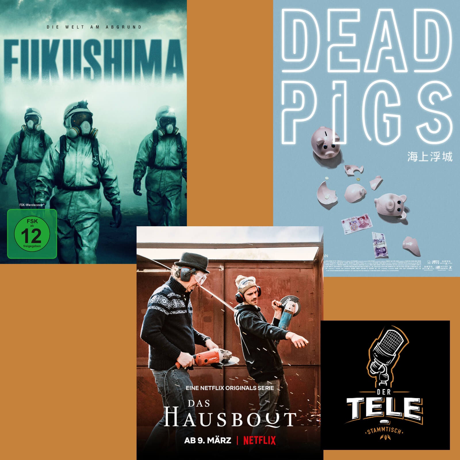 "Fukushima", "Das Hausboot" und "Dead Pigs"