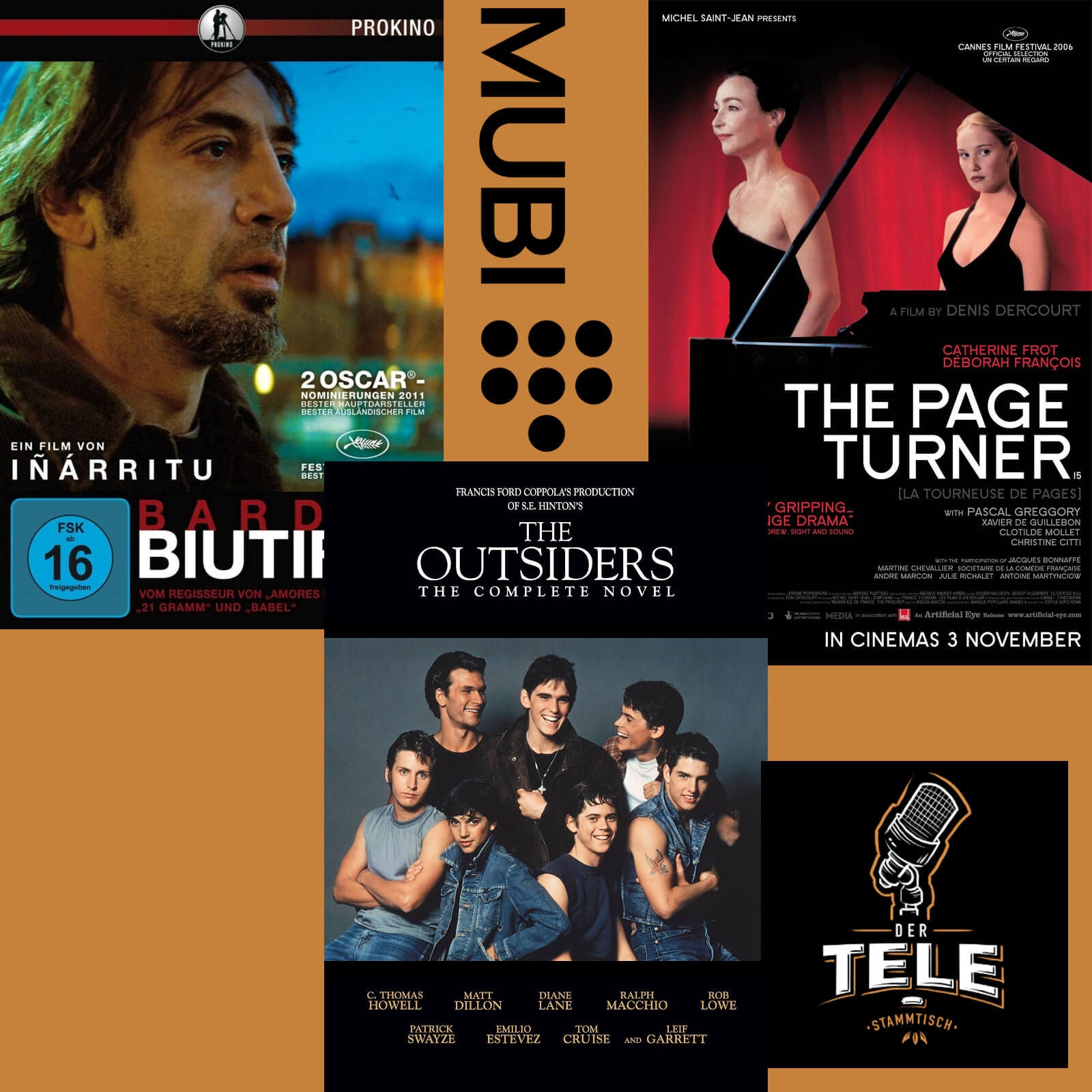 "Biutiful", "The Outsiders" und "Das Mädchen, das die Seiten umblättert"