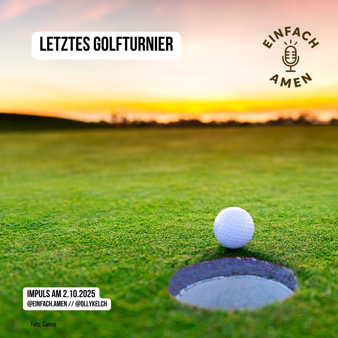 Das letzte Golfturnier (2.10.2025)