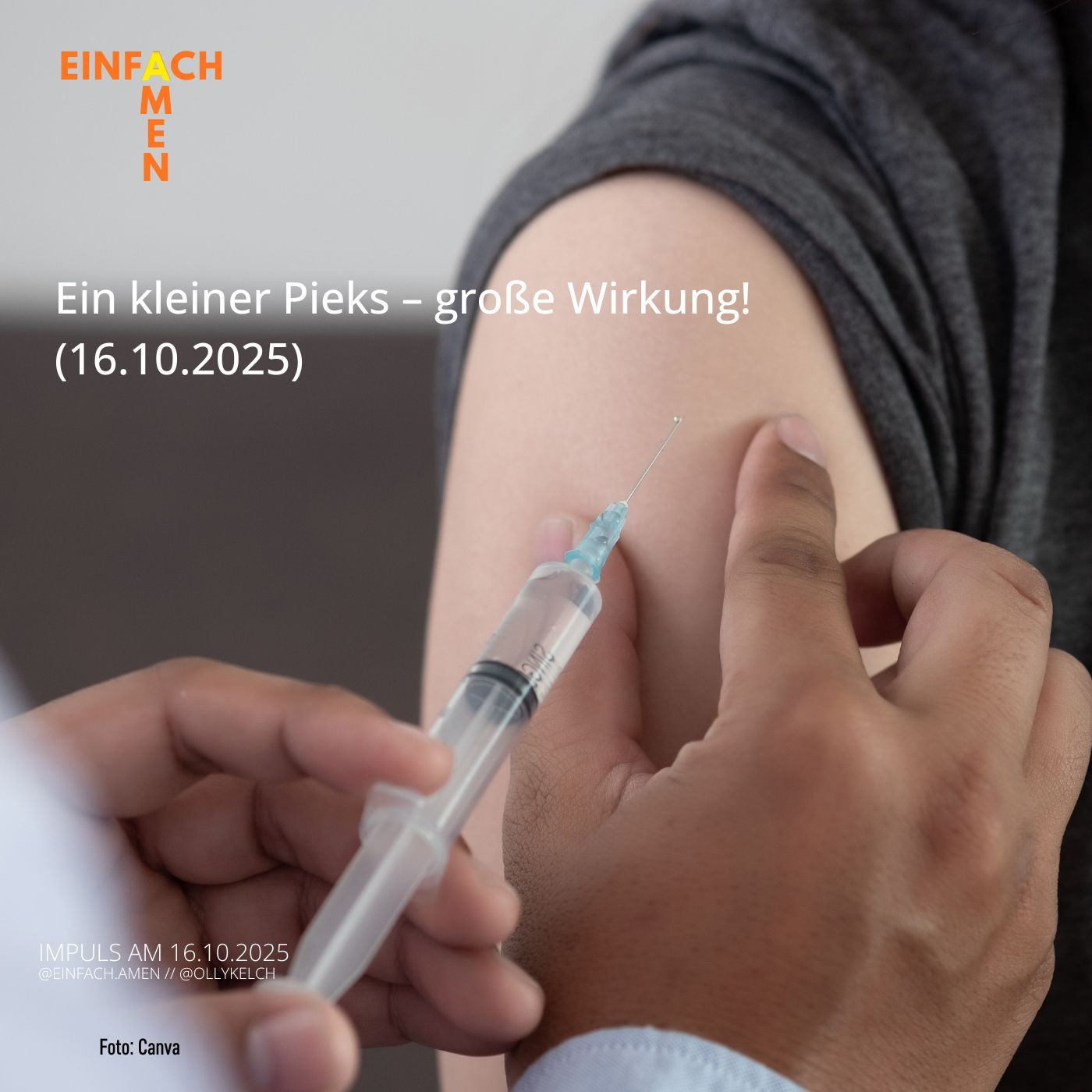 Ein kleiner Pieks – große Wirkung! (16.10.2025)