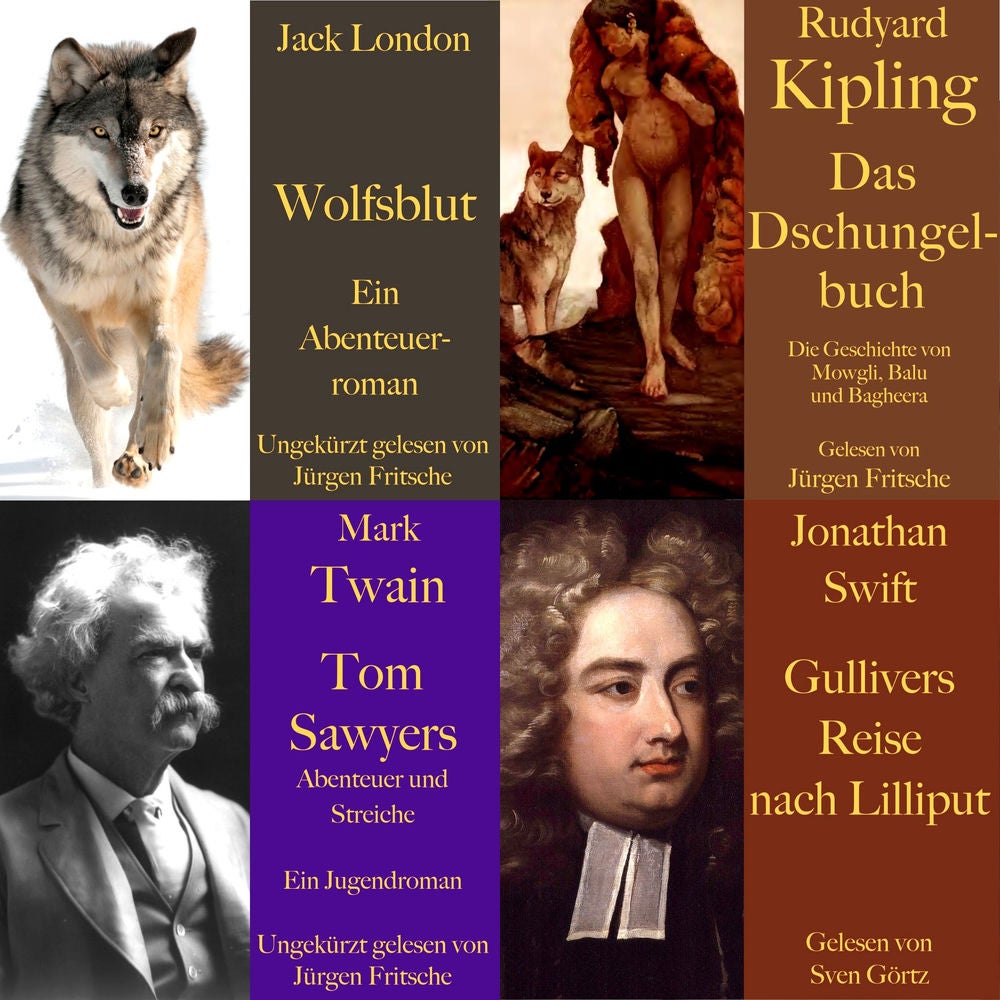 Die Abenteuer Box: 4 Hörbuch-Klassiker